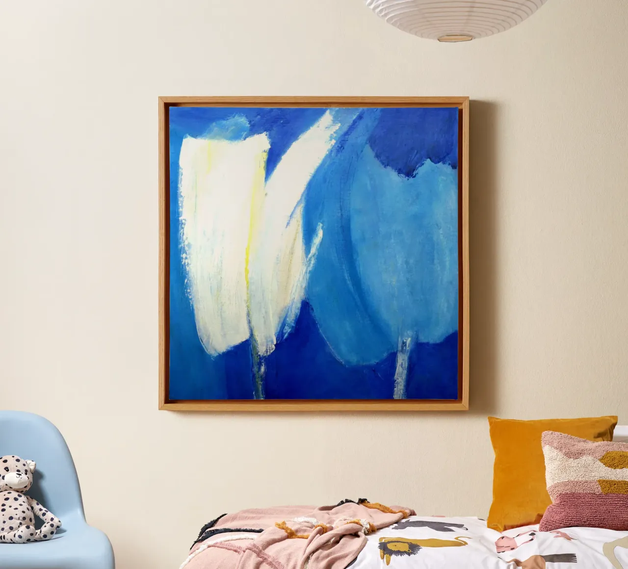 Tulpe I tela con Cornice a cassetta da Anita Gewald