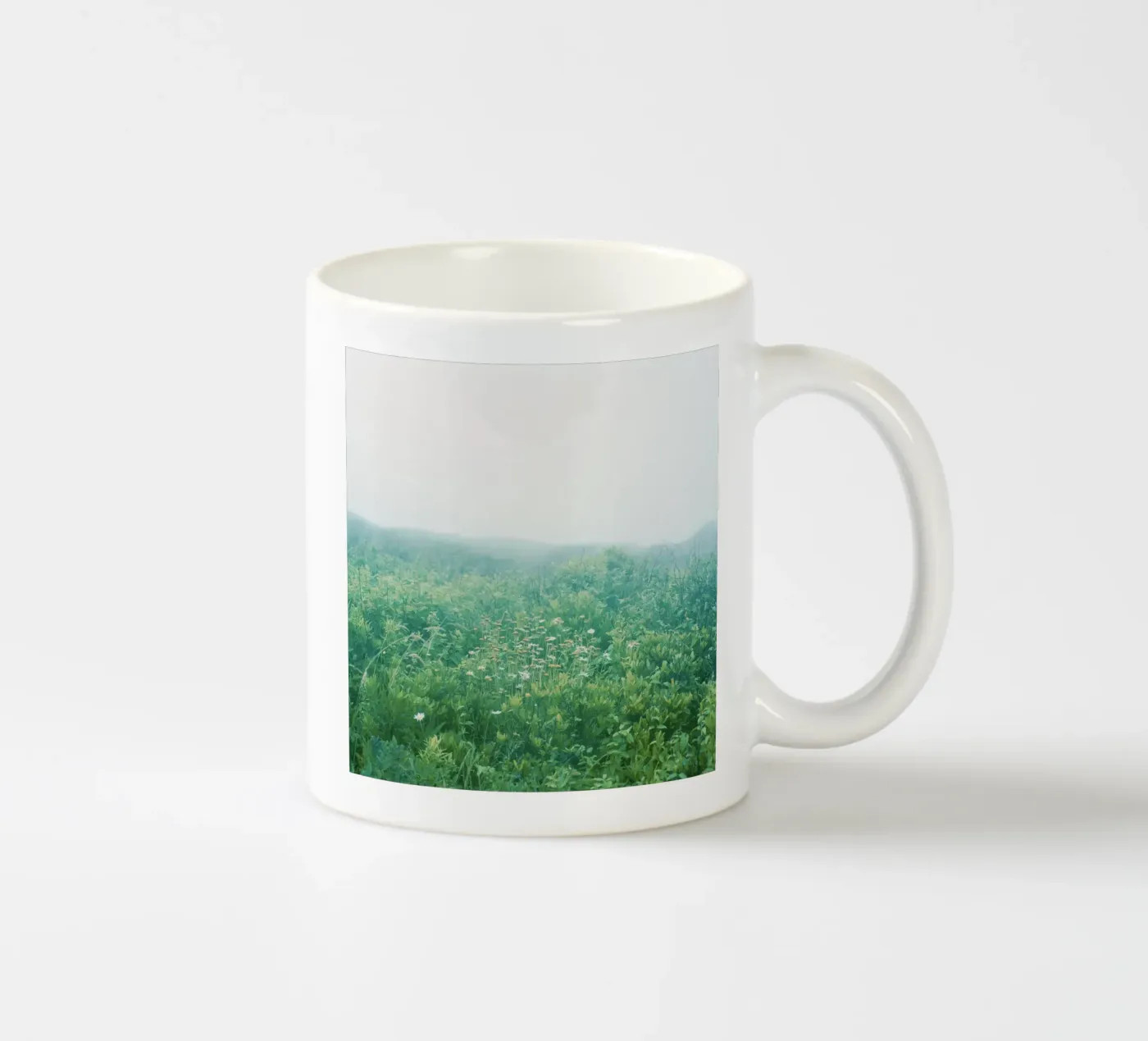 Spring Field ceramic mug by KISSA STUDIO