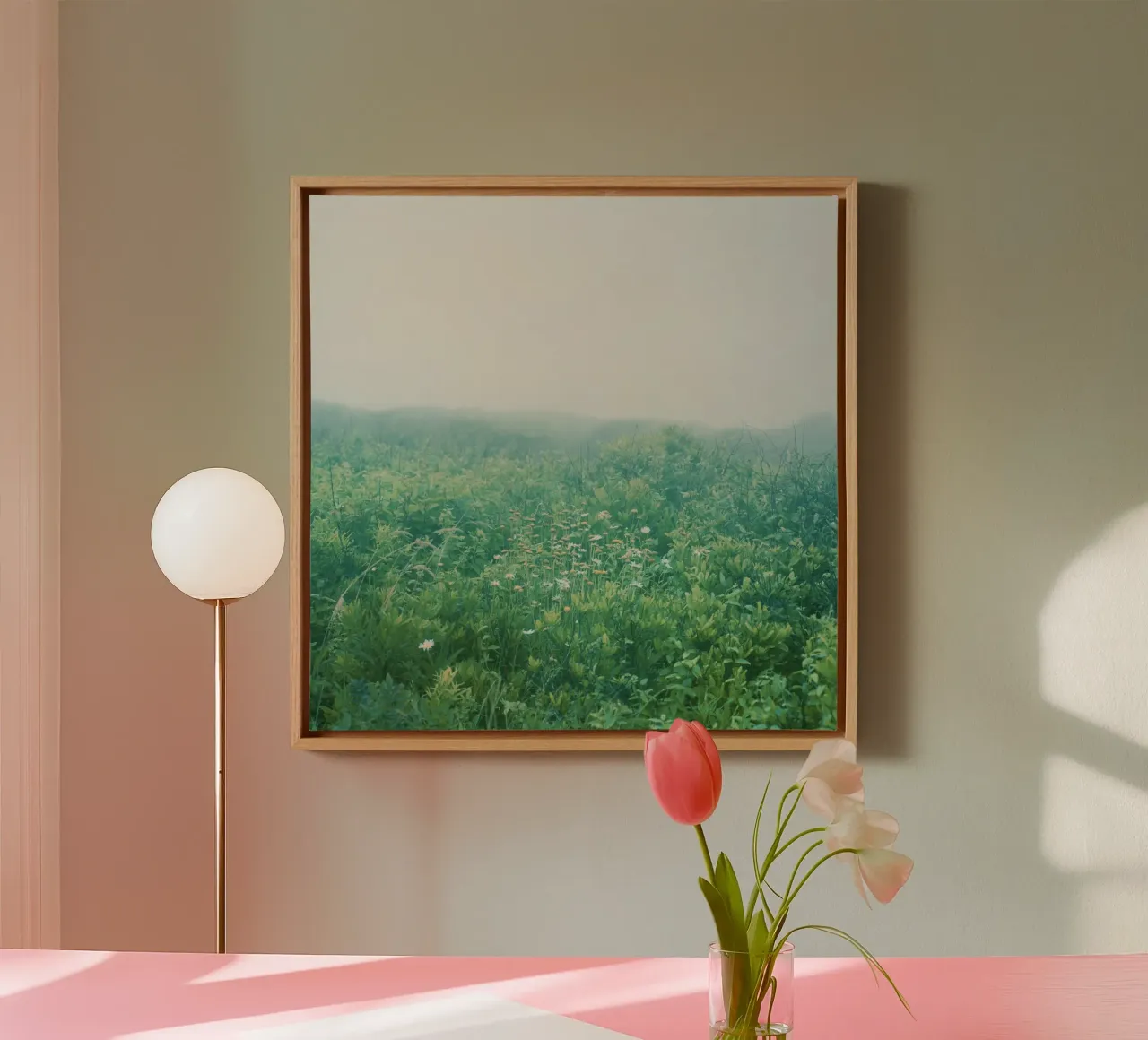 Spring Field canvas by KISSA STUDIO