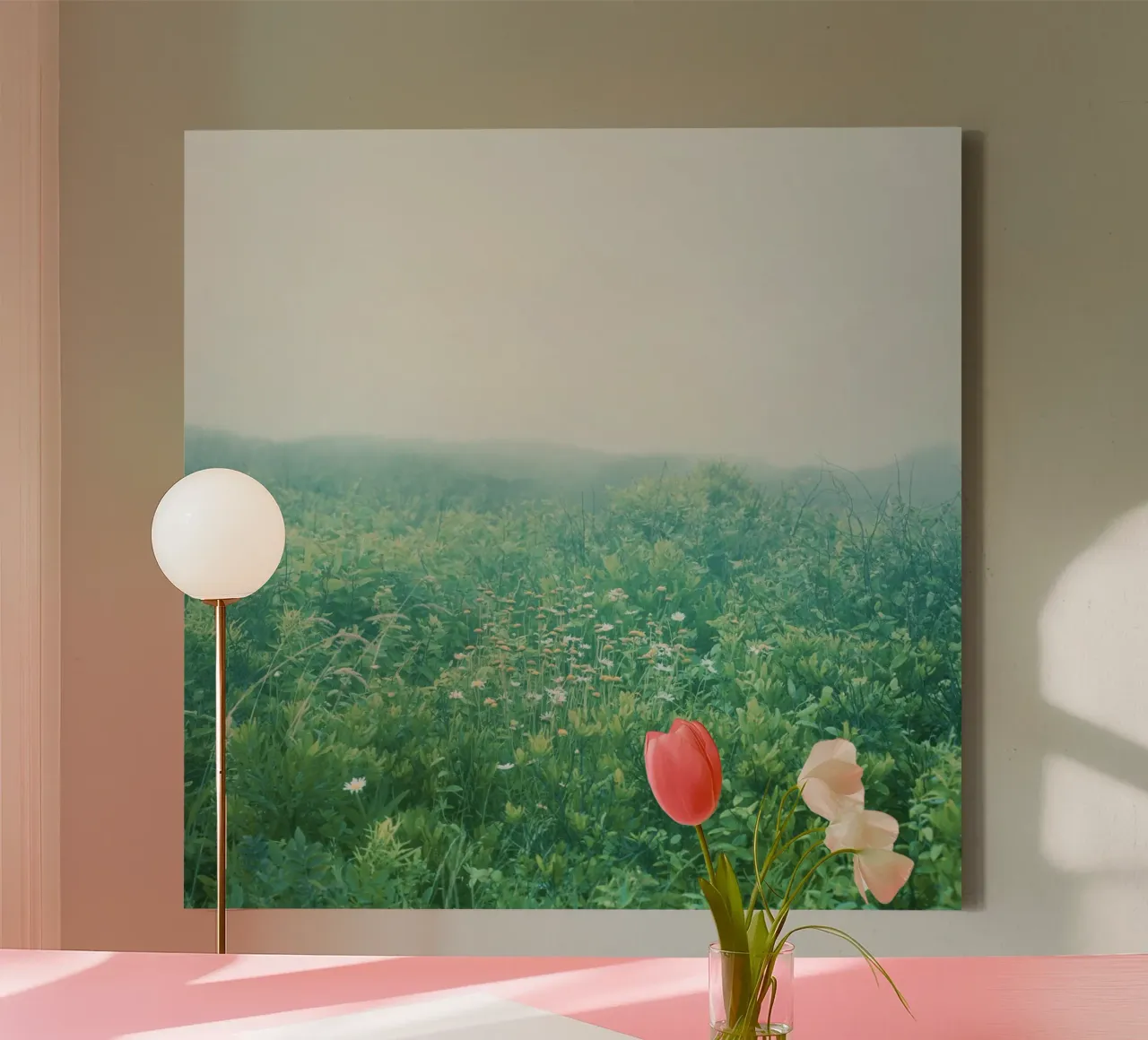Spring Field canvas by KISSA STUDIO