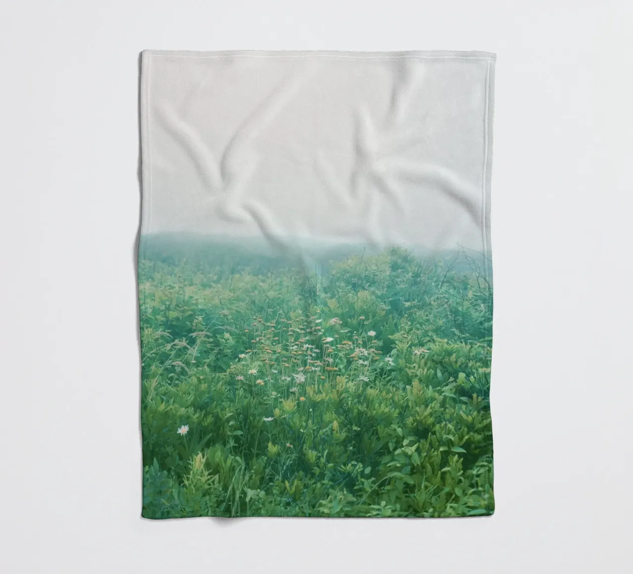 Spring Field fleece blanket by KISSA STUDIO