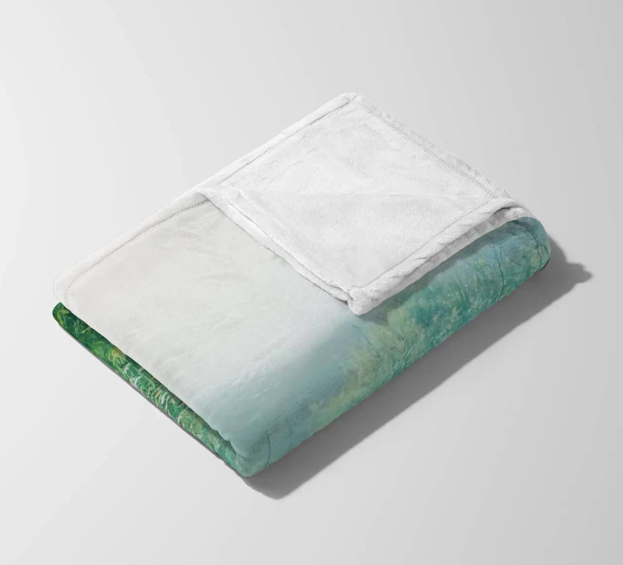 Spring Field fleece blanket by KISSA STUDIO