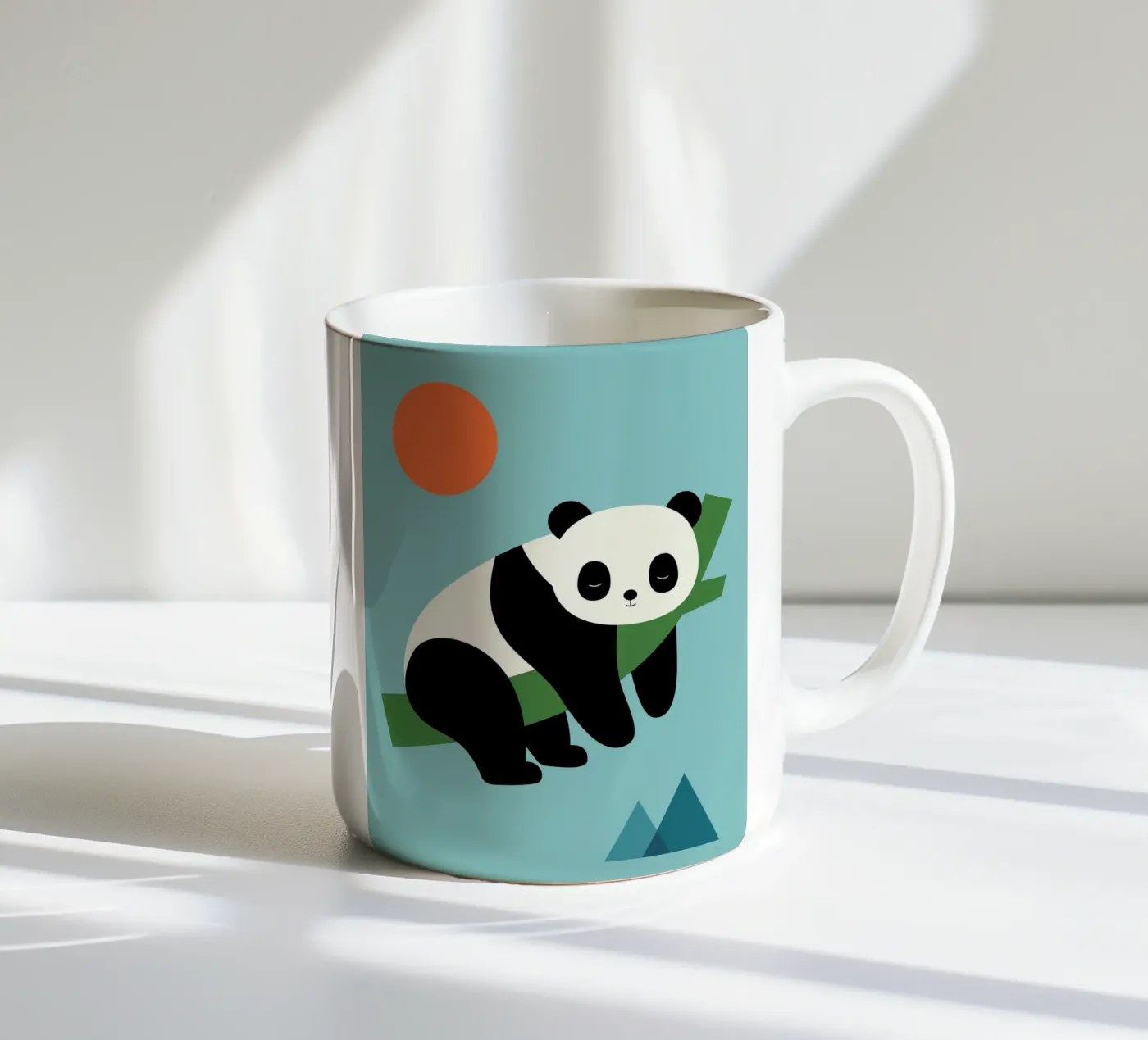 Mellow Time ceramic mug by Andy Westface