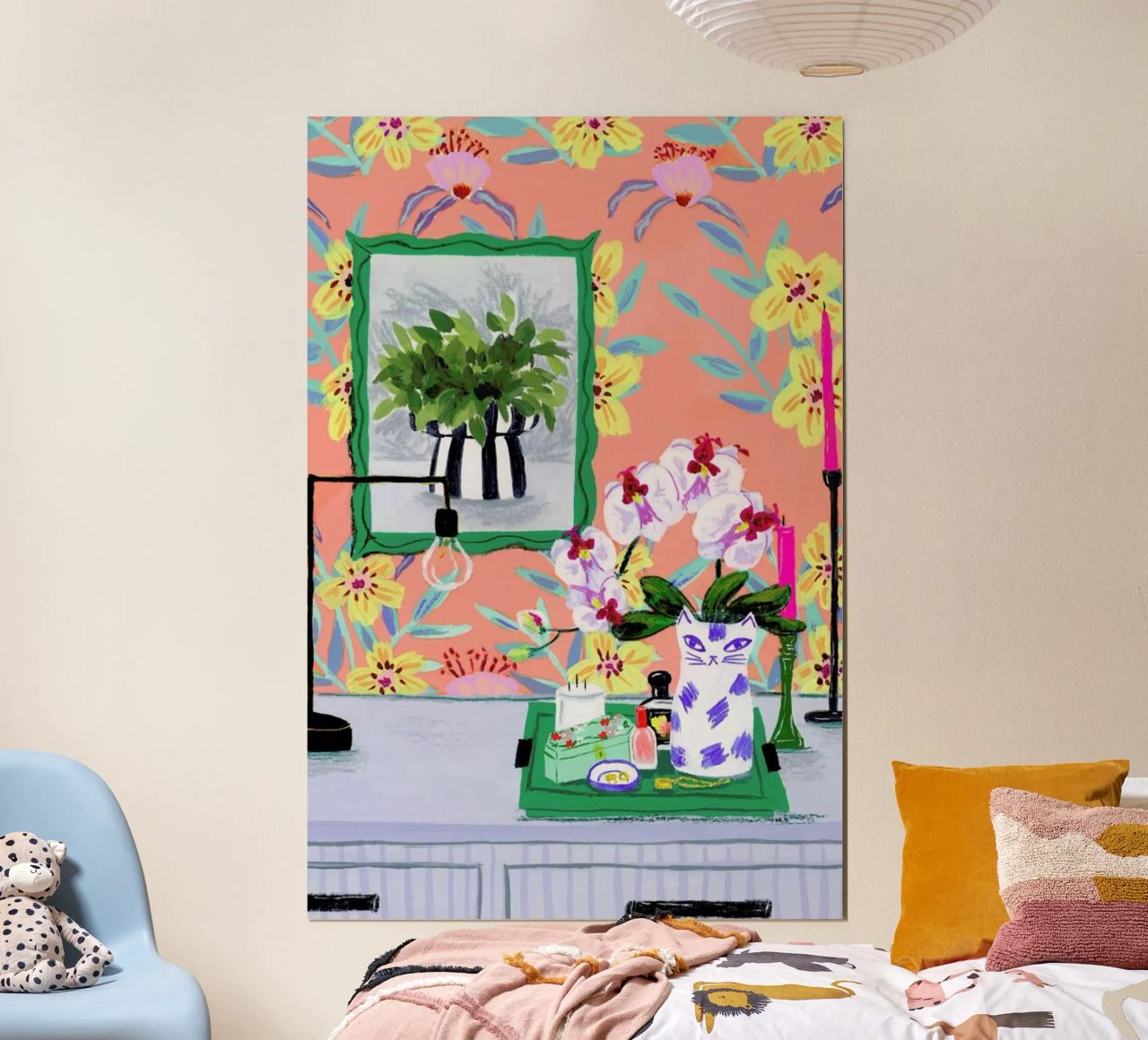 Funky Wallpaper poster by Sarah Gesek
