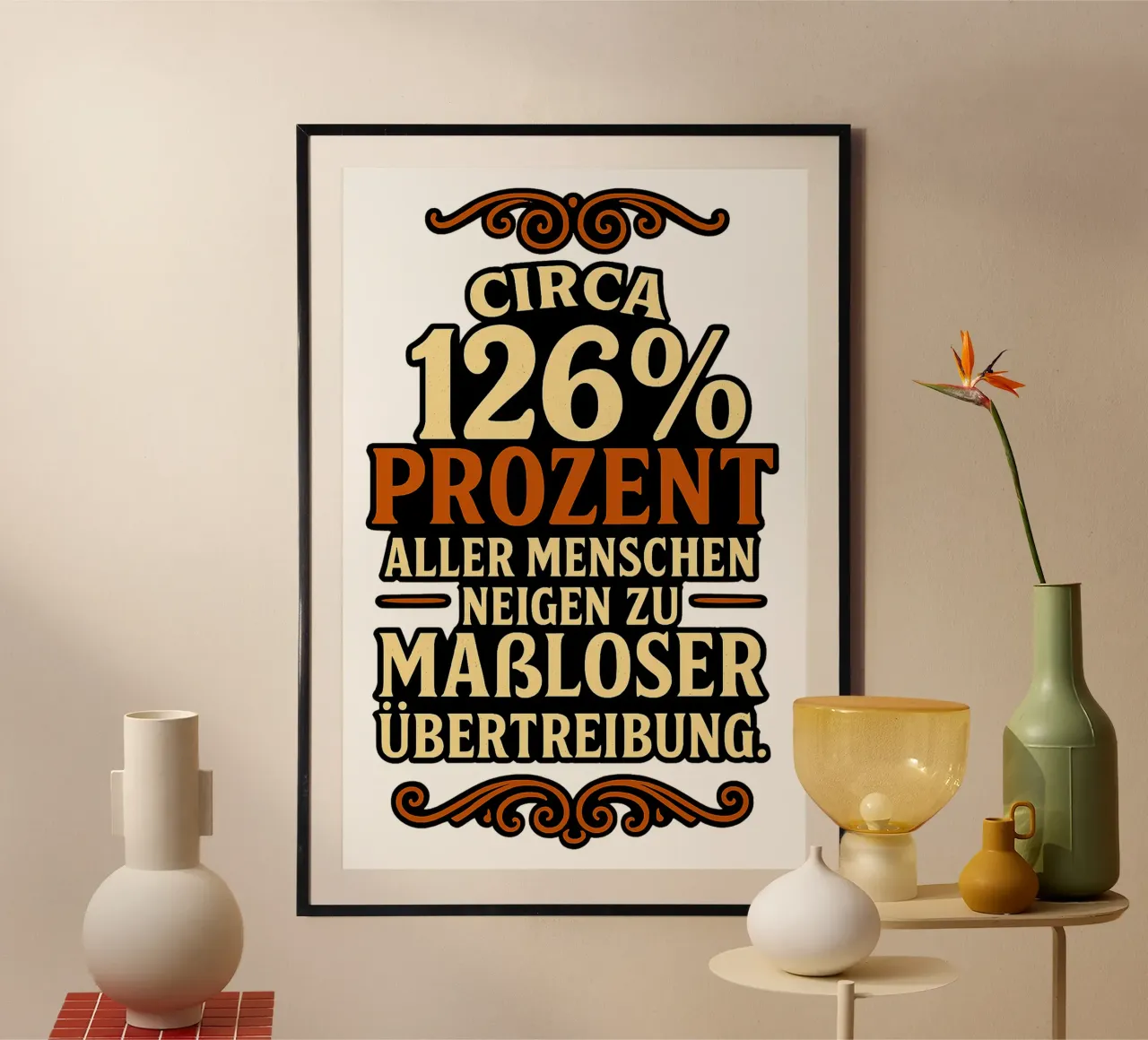 ALLE MENSCHEN ÜBERTREIBEN poster da Vintage Van Gogh