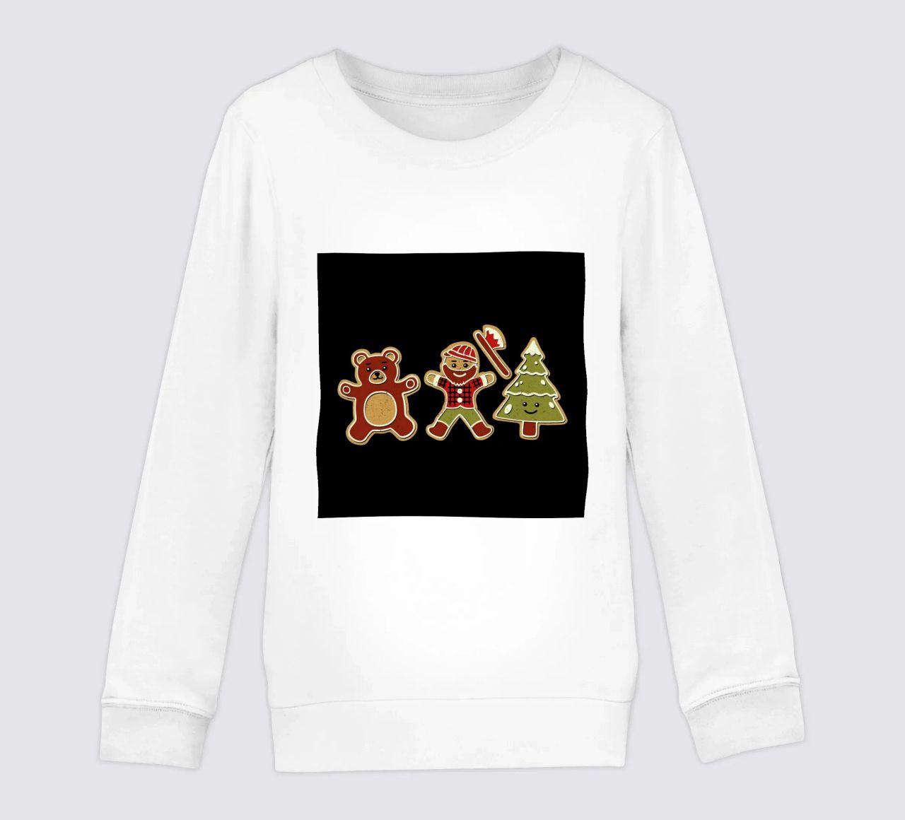 Gingerbread Forest Lumberjack kinder sweatshirt van Tobe Fonseca