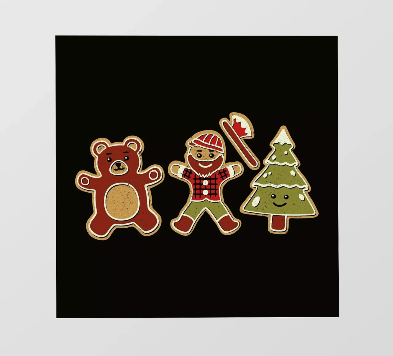 Gingerbread Forest Lumberjack telo in pvc da Tobe Fonseca