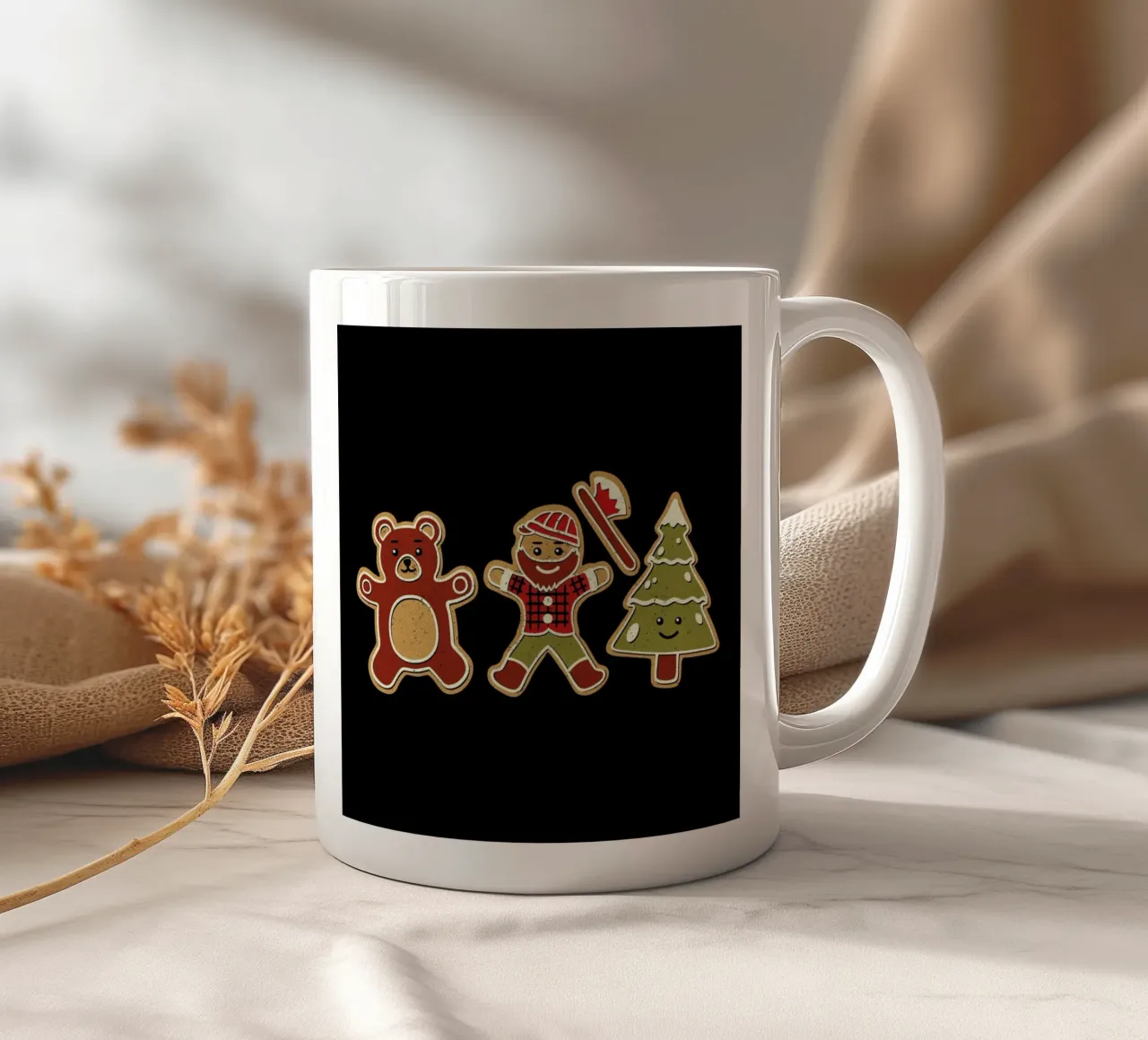 Gingerbread Forest Lumberjack tazza in ceramica da Tobe Fonseca