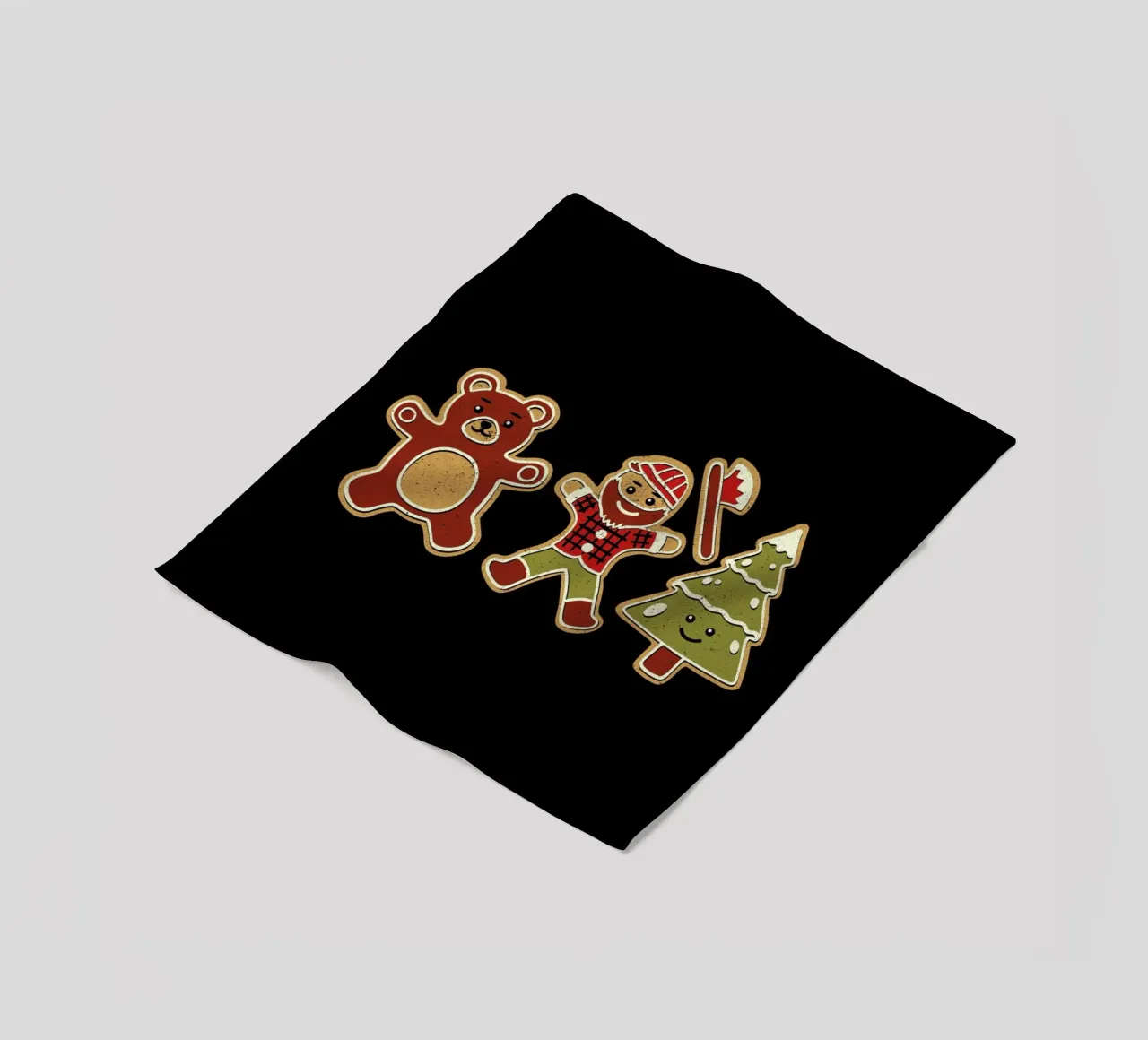 Gingerbread Forest Lumberjack coperta in pile da Tobe Fonseca