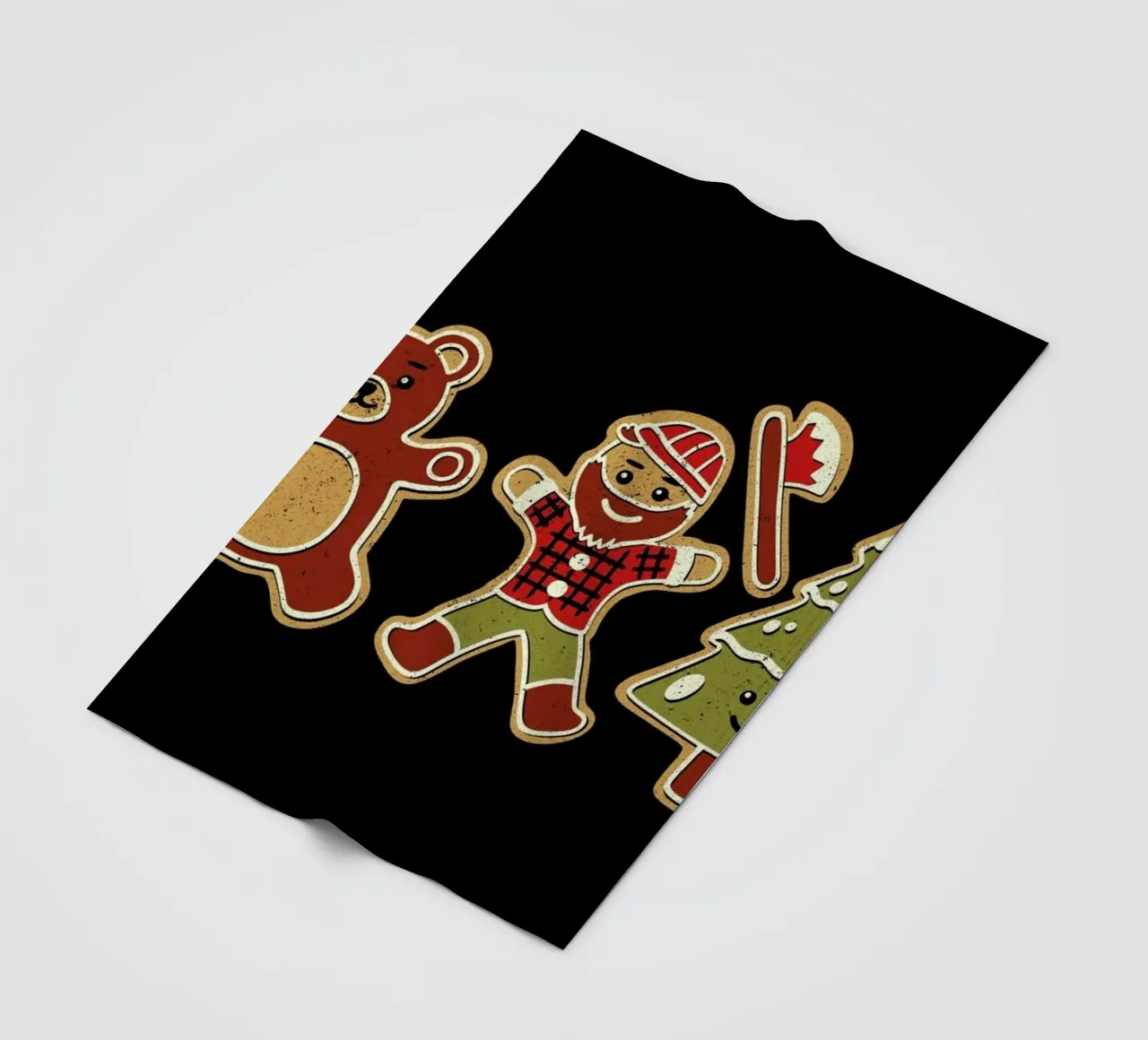 Gingerbread Forest Lumberjack coperta in pile da Tobe Fonseca