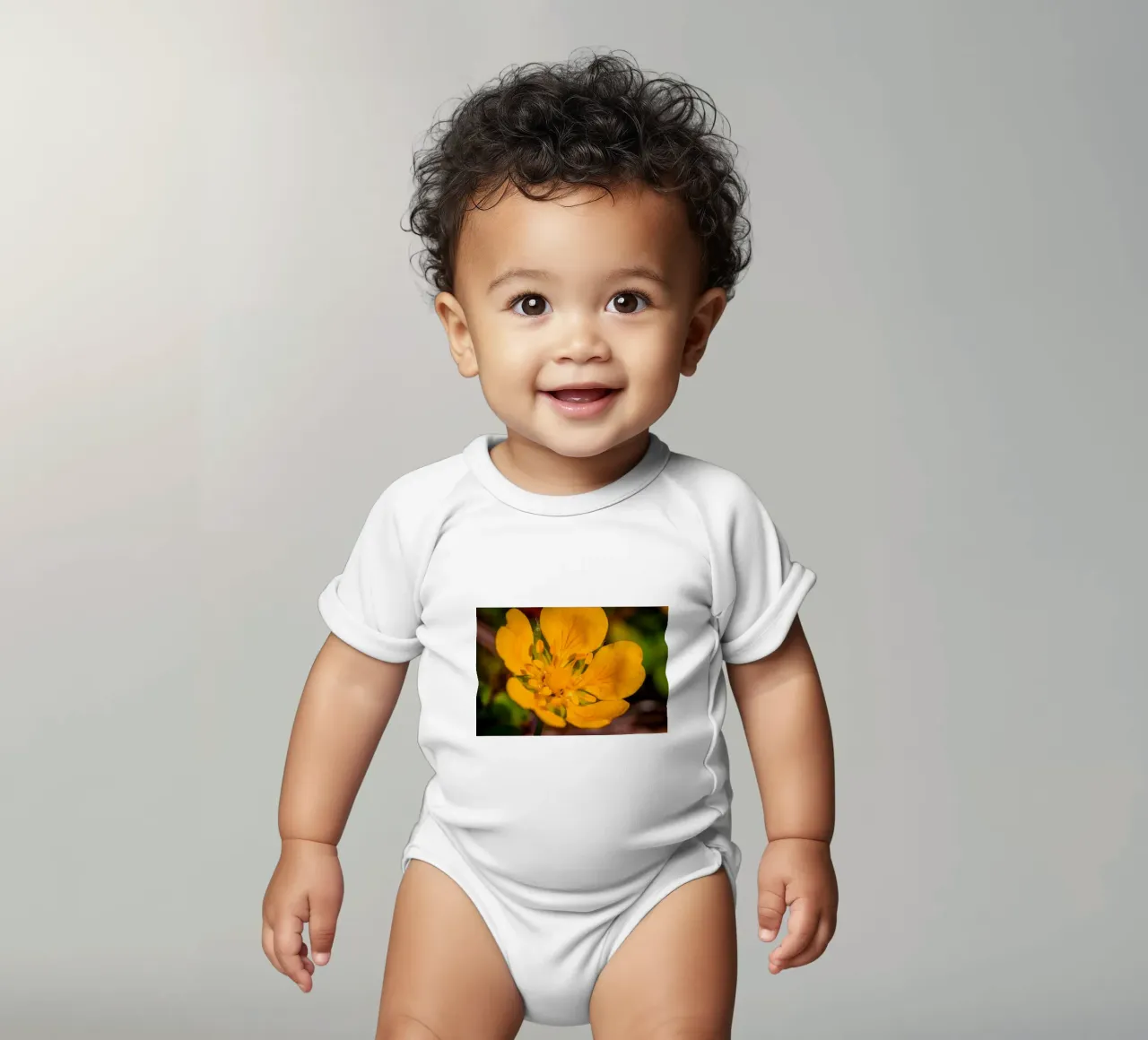 Der Scharfe Hahnenfuß Kurzarm Babybody von Marcus Beckert | Fotografie