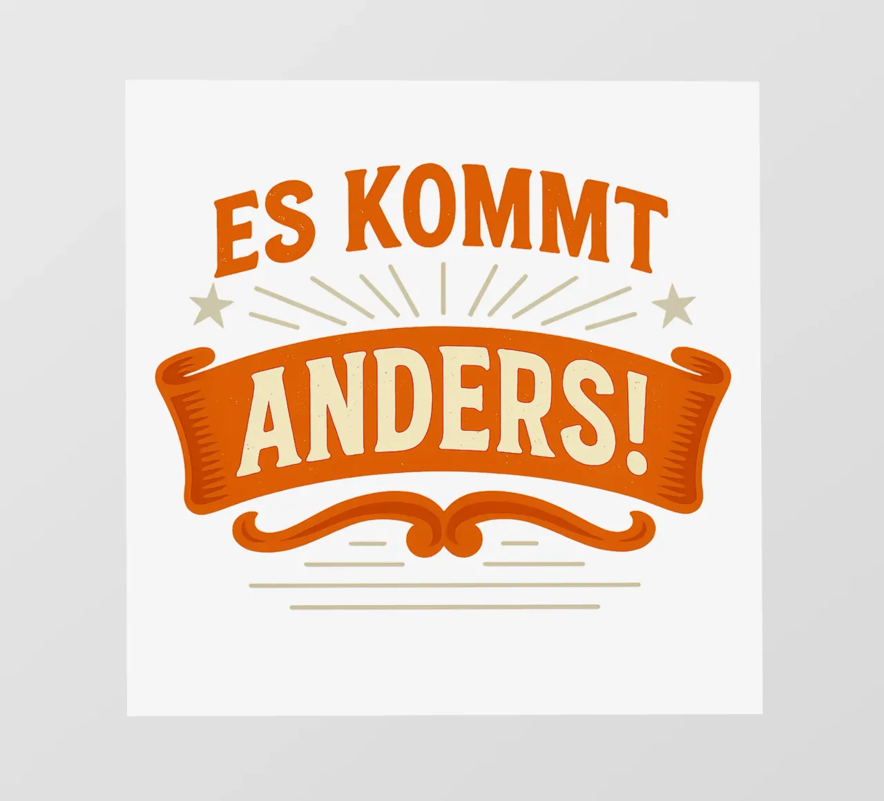 ES KOMMT ANDERS telo in pvc da Vintage Van Gogh