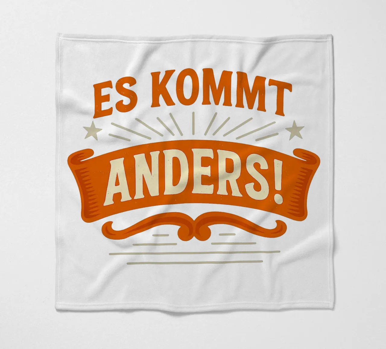 ES KOMMT ANDERS fleece blanket by Vintage Van Gogh