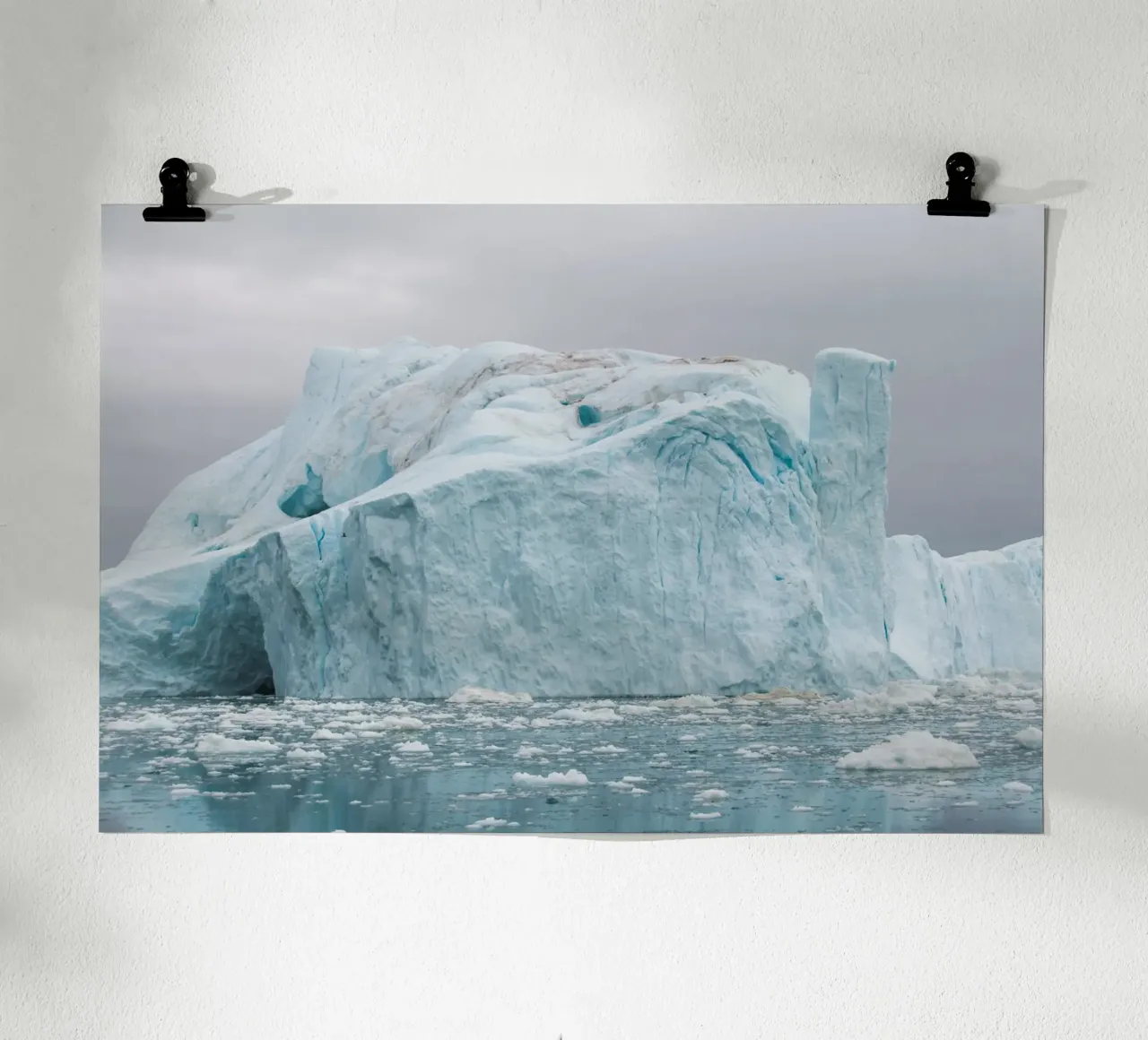 Silent Ice Realms, Grönland Poster von PhotoVibe Decor