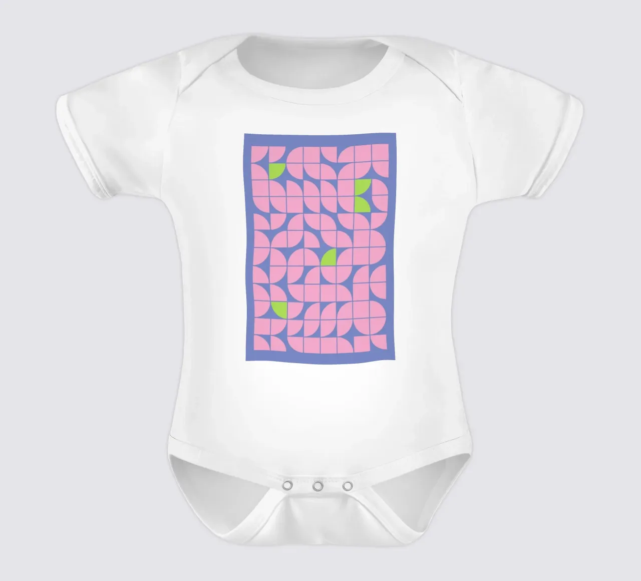 Geometric 6 body neonato maniche corte da Studio One