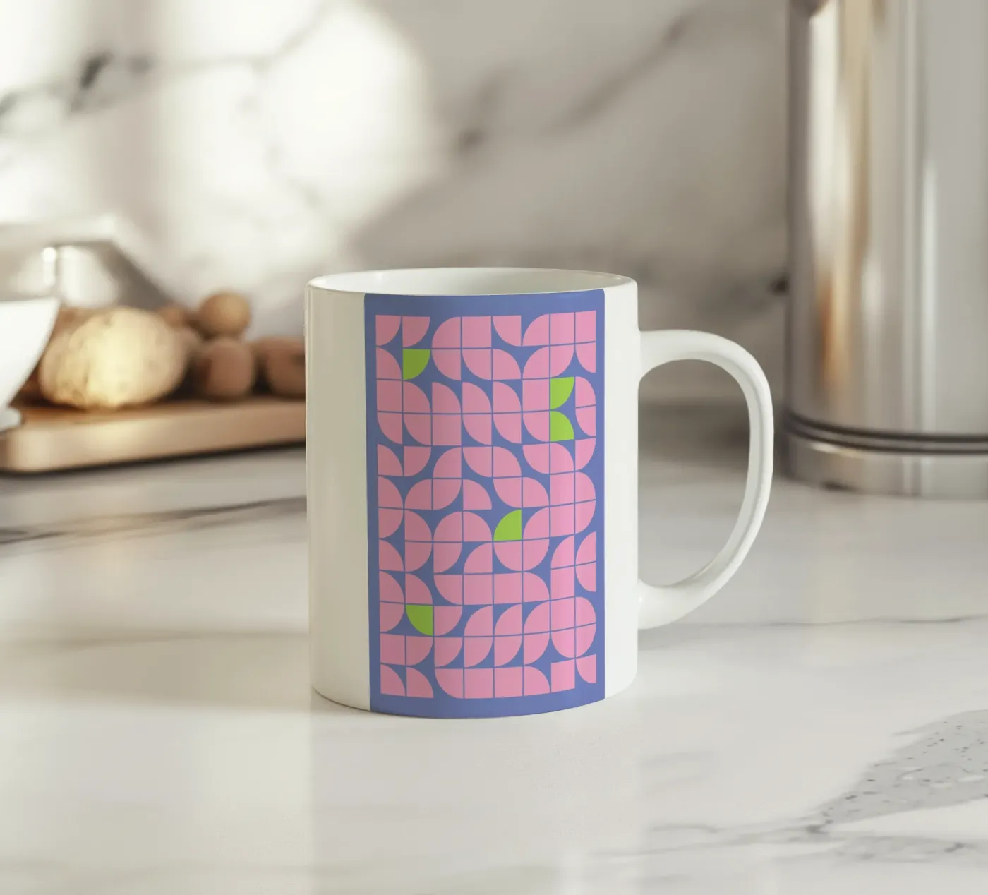 Geometric 6 ceramic mug by Studio One