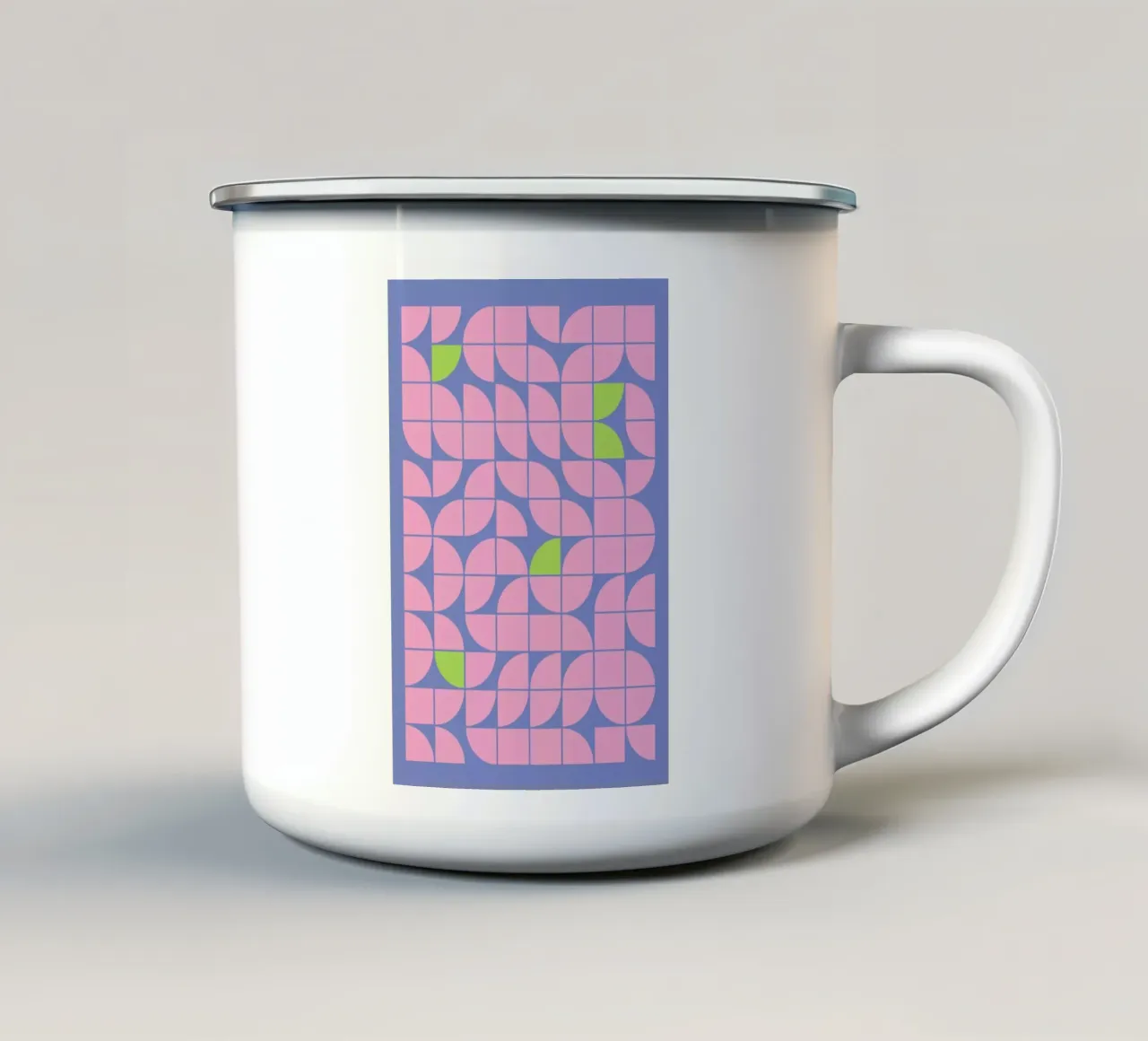 Geometric 6 tazza in smalto da Studio One