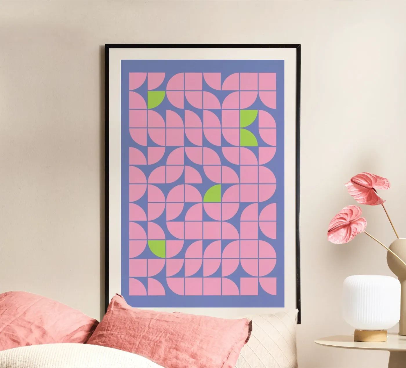 Geometric 6 poster by Studio One