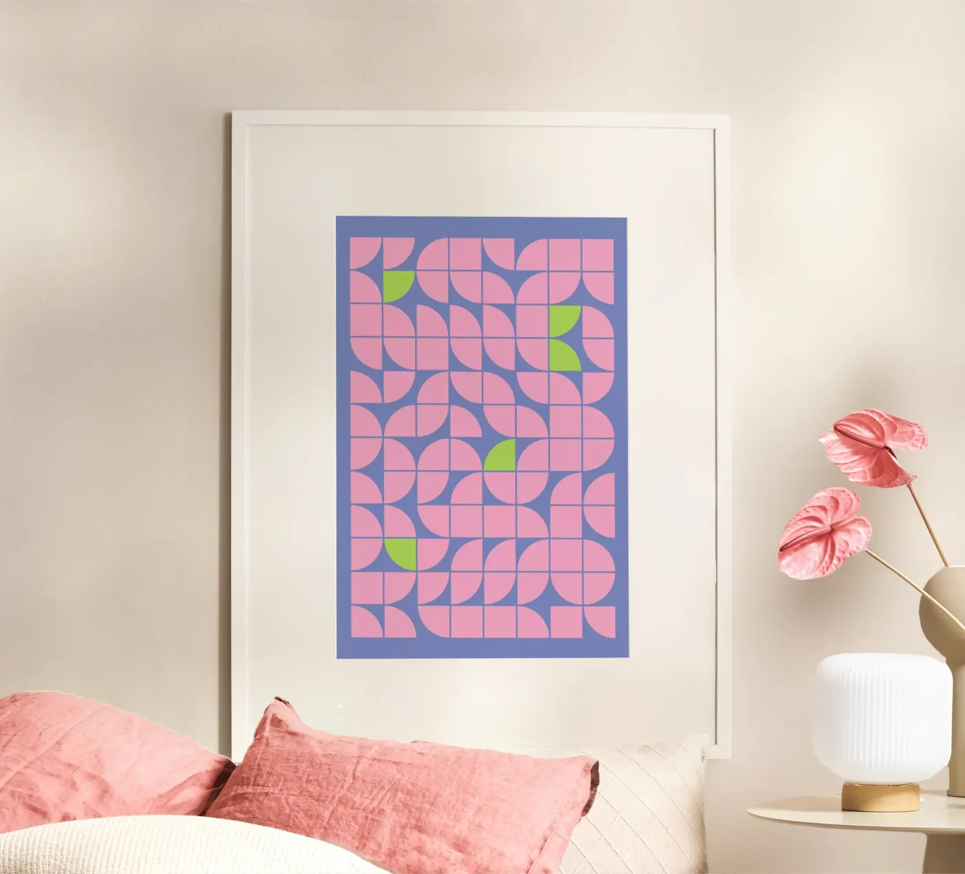 Geometric 6 poster by Studio One