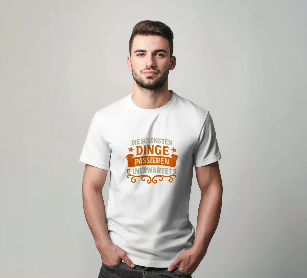 DIE SCHÖNSTEN DINGE PASSIEREN UNERWARTET t-shirt da Vintage Van Gogh