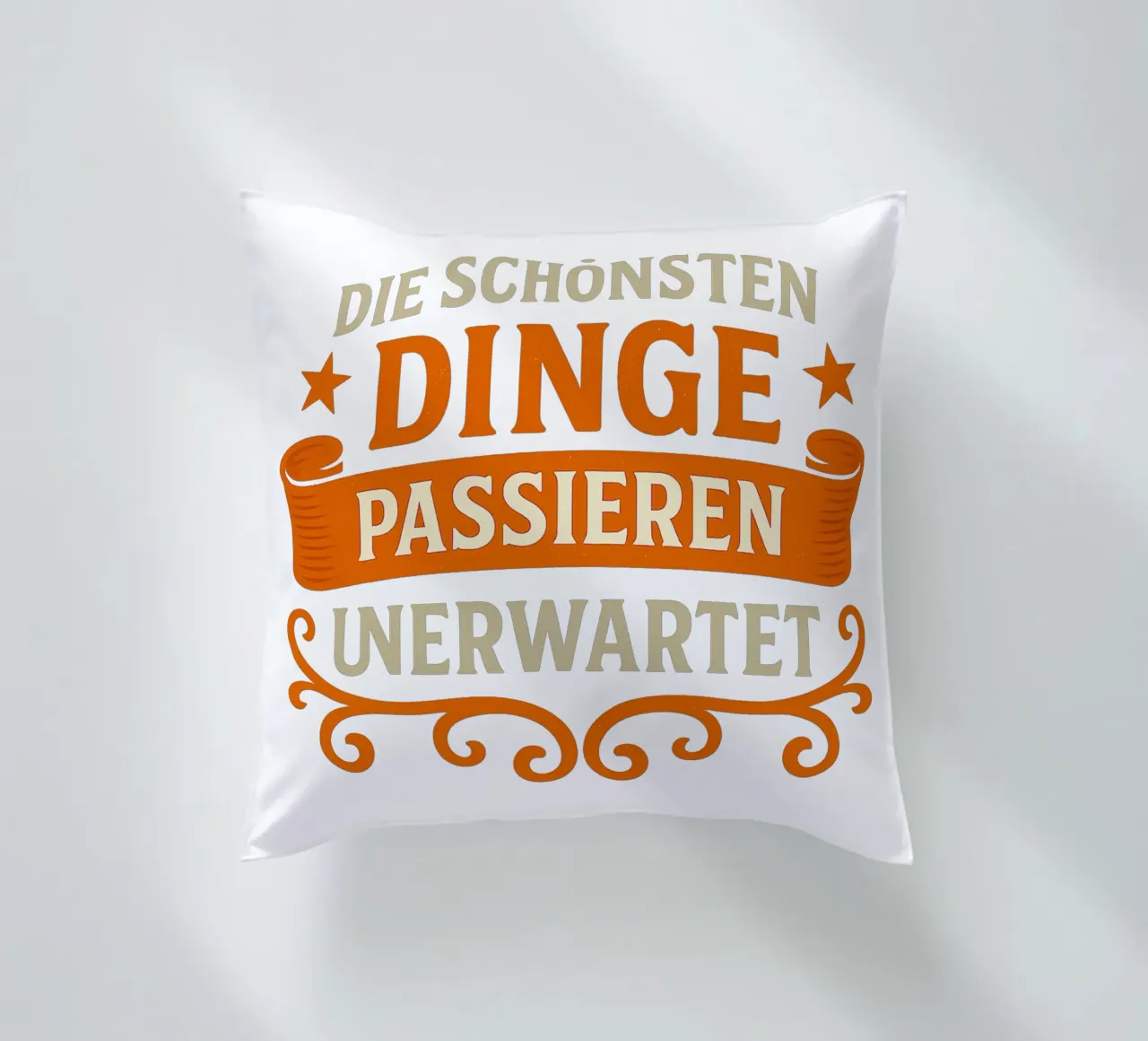 DIE SCHÖNSTEN DINGE PASSIEREN UNERWARTET cuscino da Vintage Van Gogh