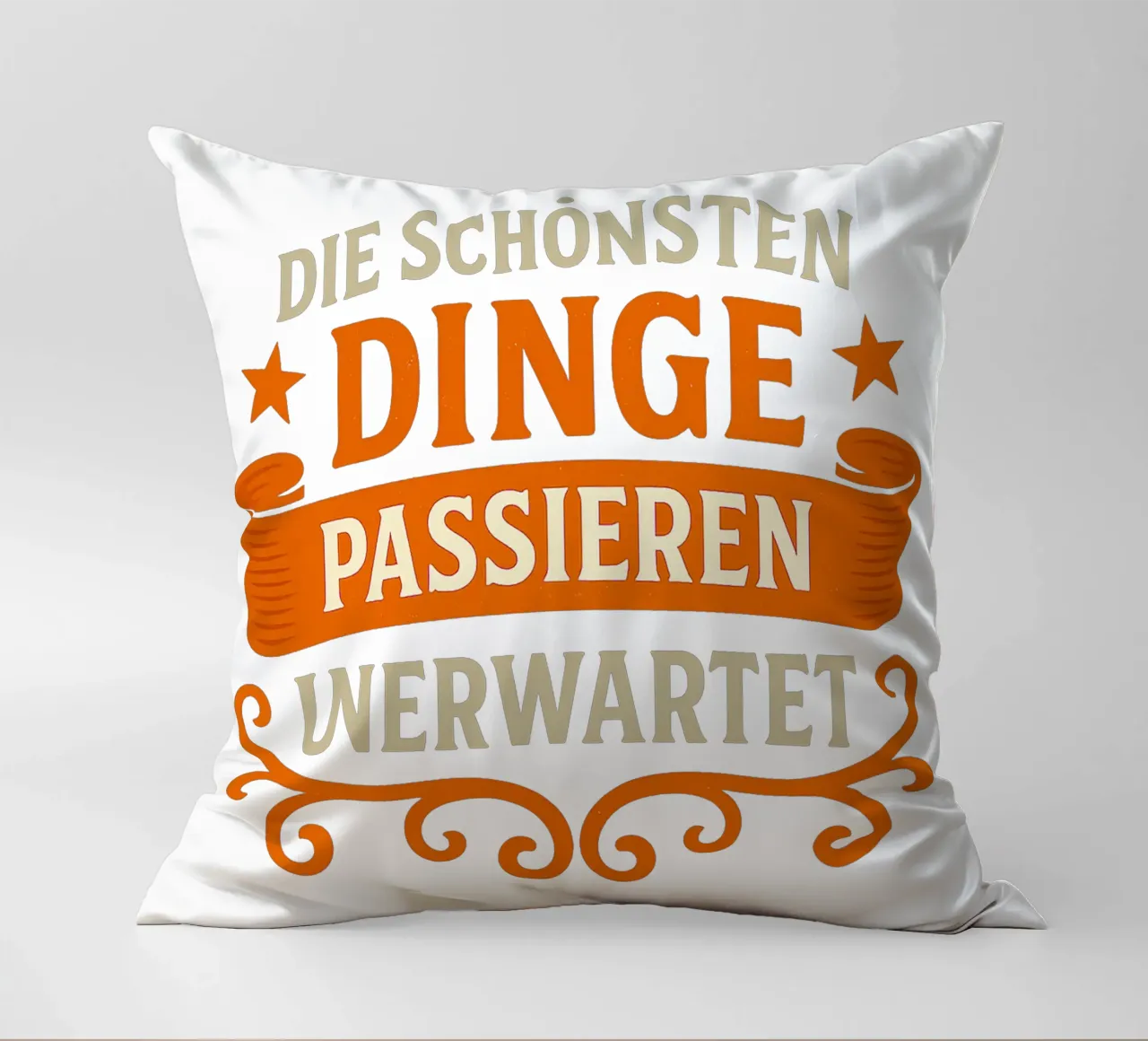 DIE SCHÖNSTEN DINGE PASSIEREN UNERWARTET cuscino da Vintage Van Gogh