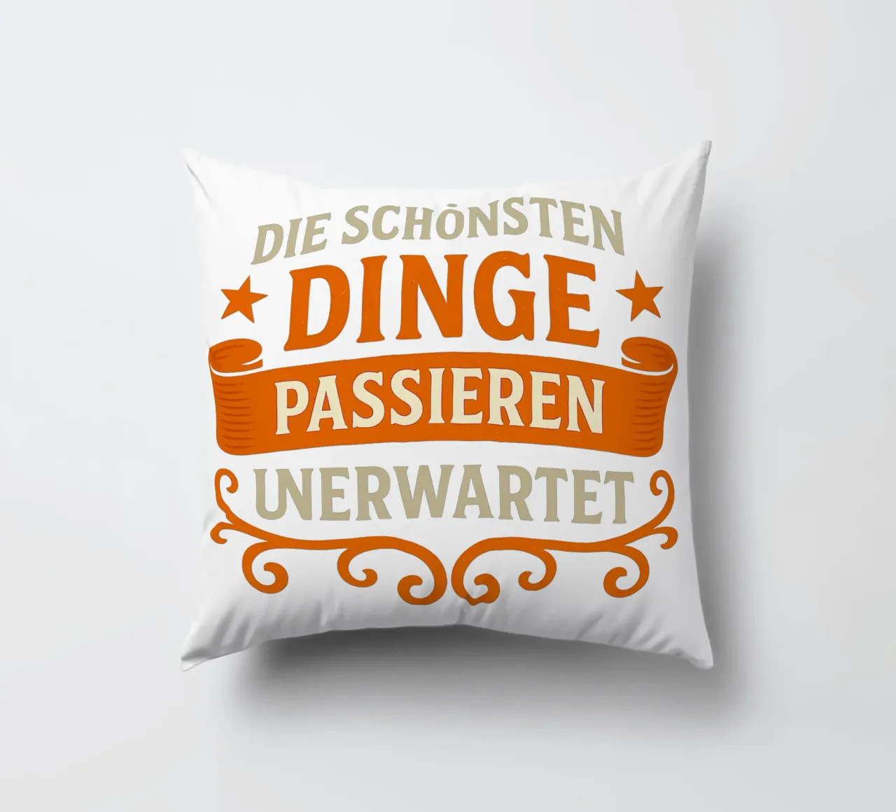 DIE SCHÖNSTEN DINGE PASSIEREN UNERWARTET cuscino da Vintage Van Gogh