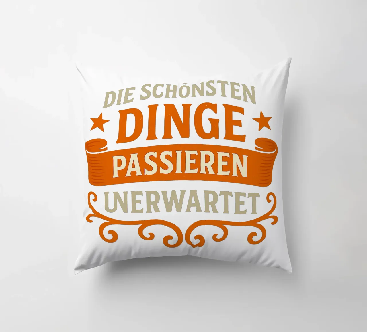 DIE SCHÖNSTEN DINGE PASSIEREN UNERWARTET cuscino da Vintage Van Gogh
