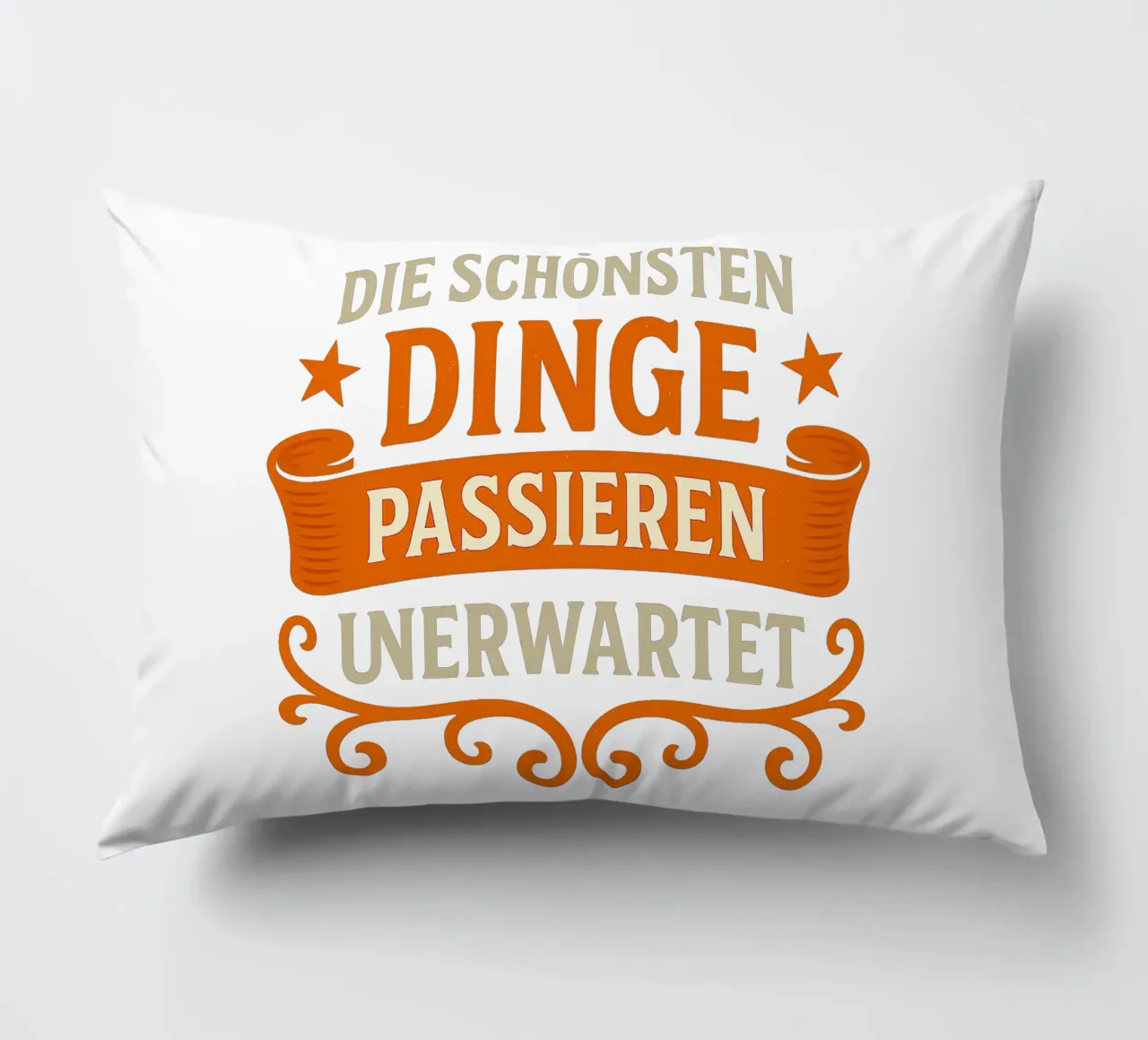 DIE SCHÖNSTEN DINGE PASSIEREN UNERWARTET cuscino da Vintage Van Gogh