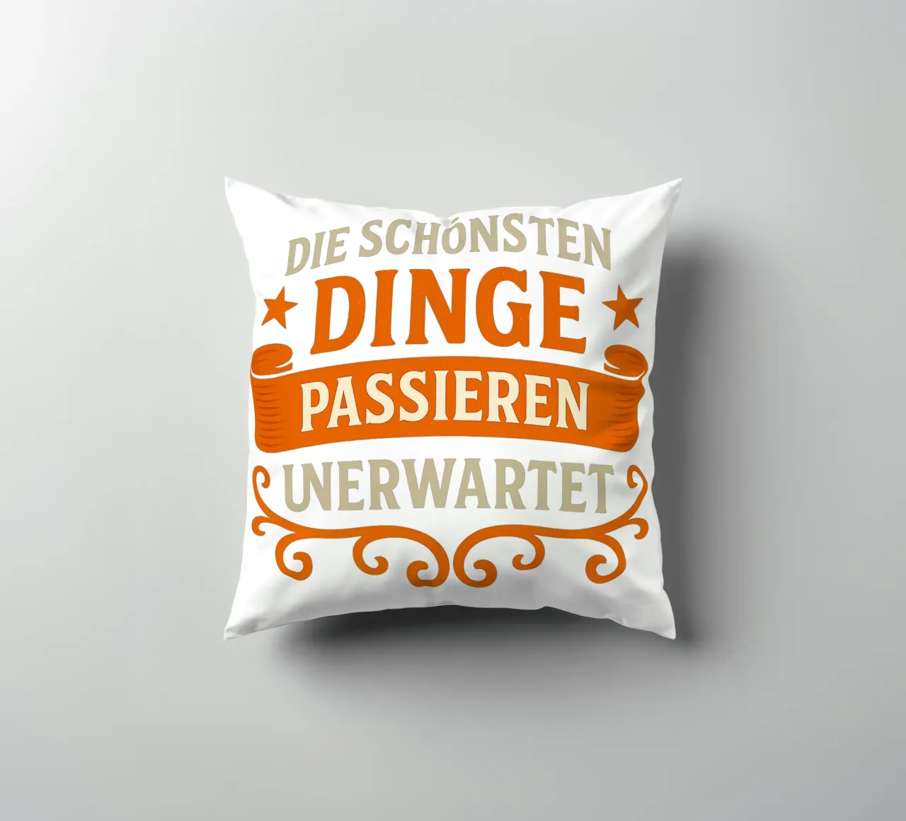 DIE SCHÖNSTEN DINGE PASSIEREN UNERWARTET cuscino da Vintage Van Gogh