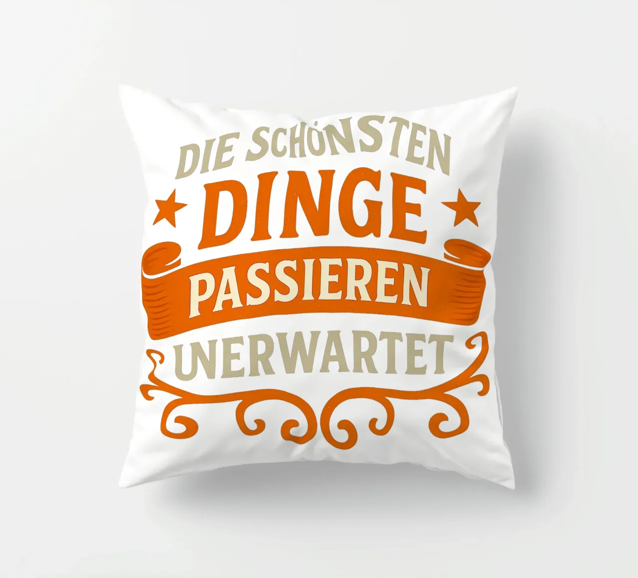 DIE SCHÖNSTEN DINGE PASSIEREN UNERWARTET cuscino da Vintage Van Gogh