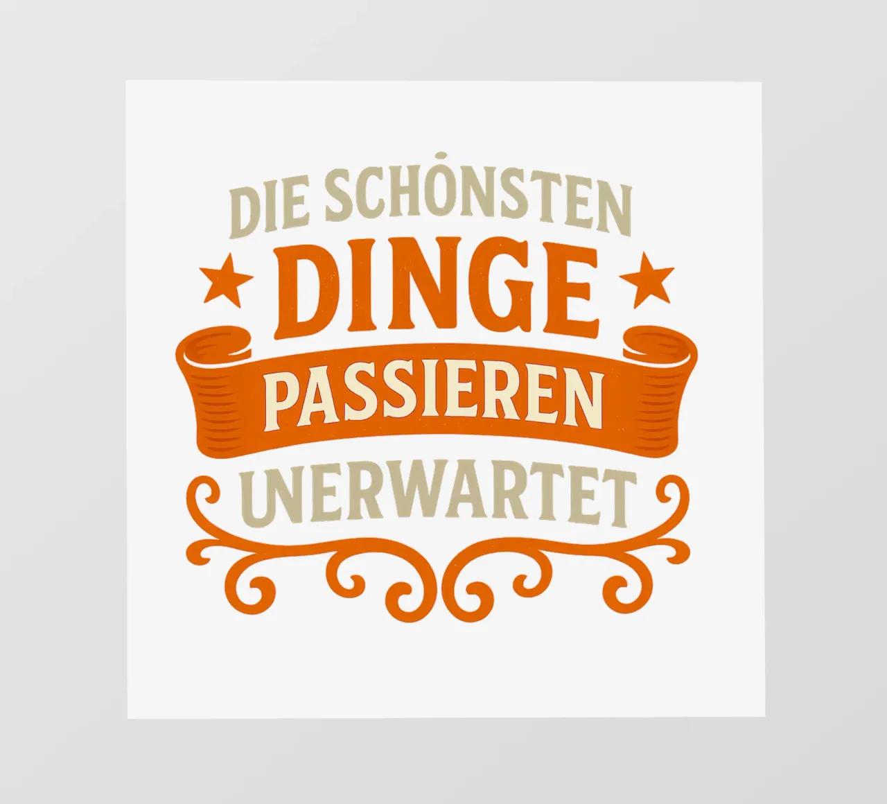 DIE SCHÖNSTEN DINGE PASSIEREN UNERWARTET telo in pvc da Vintage Van Gogh