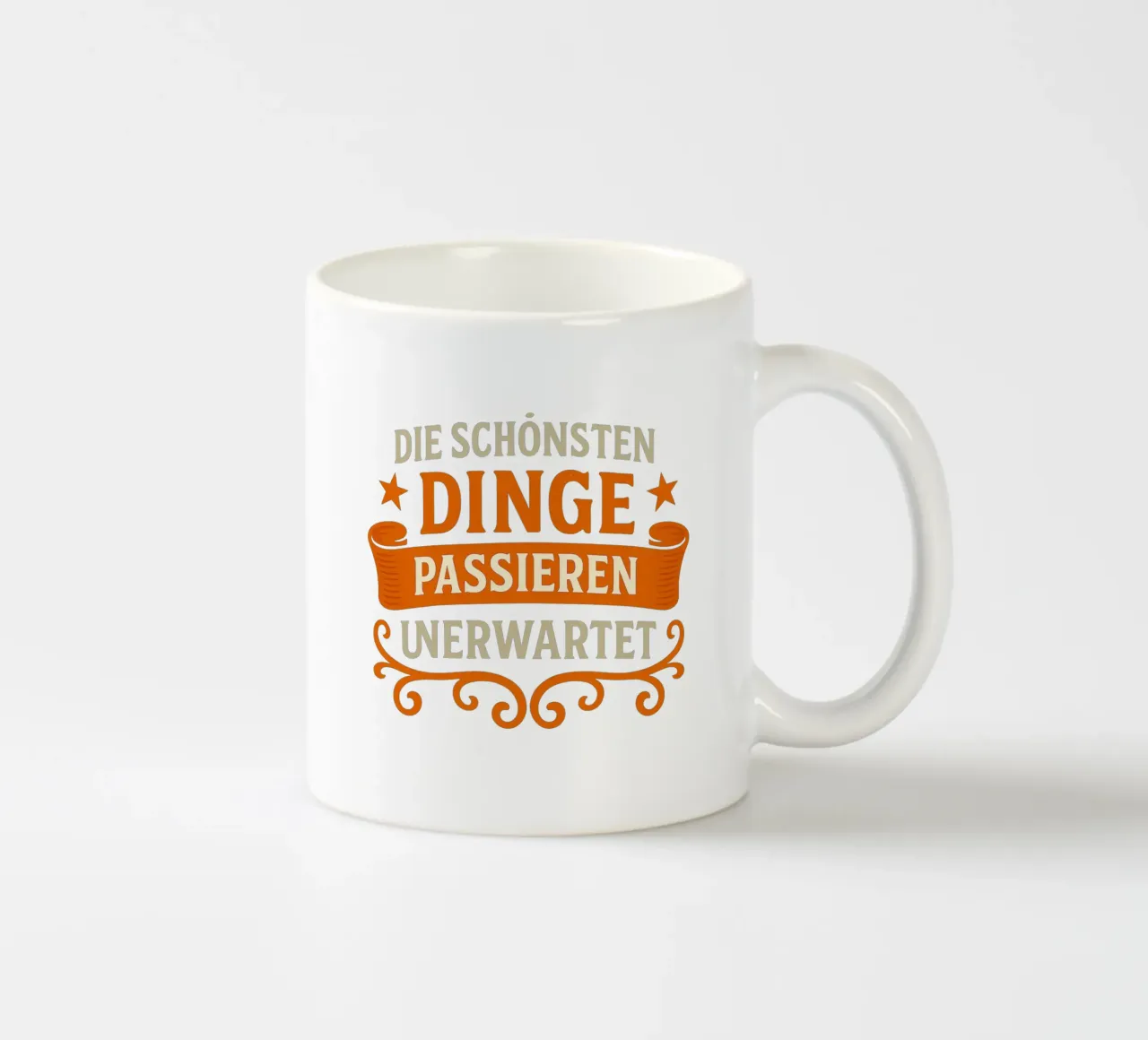 DIE SCHÖNSTEN DINGE PASSIEREN UNERWARTET tazza in ceramica da Vintage Van Gogh