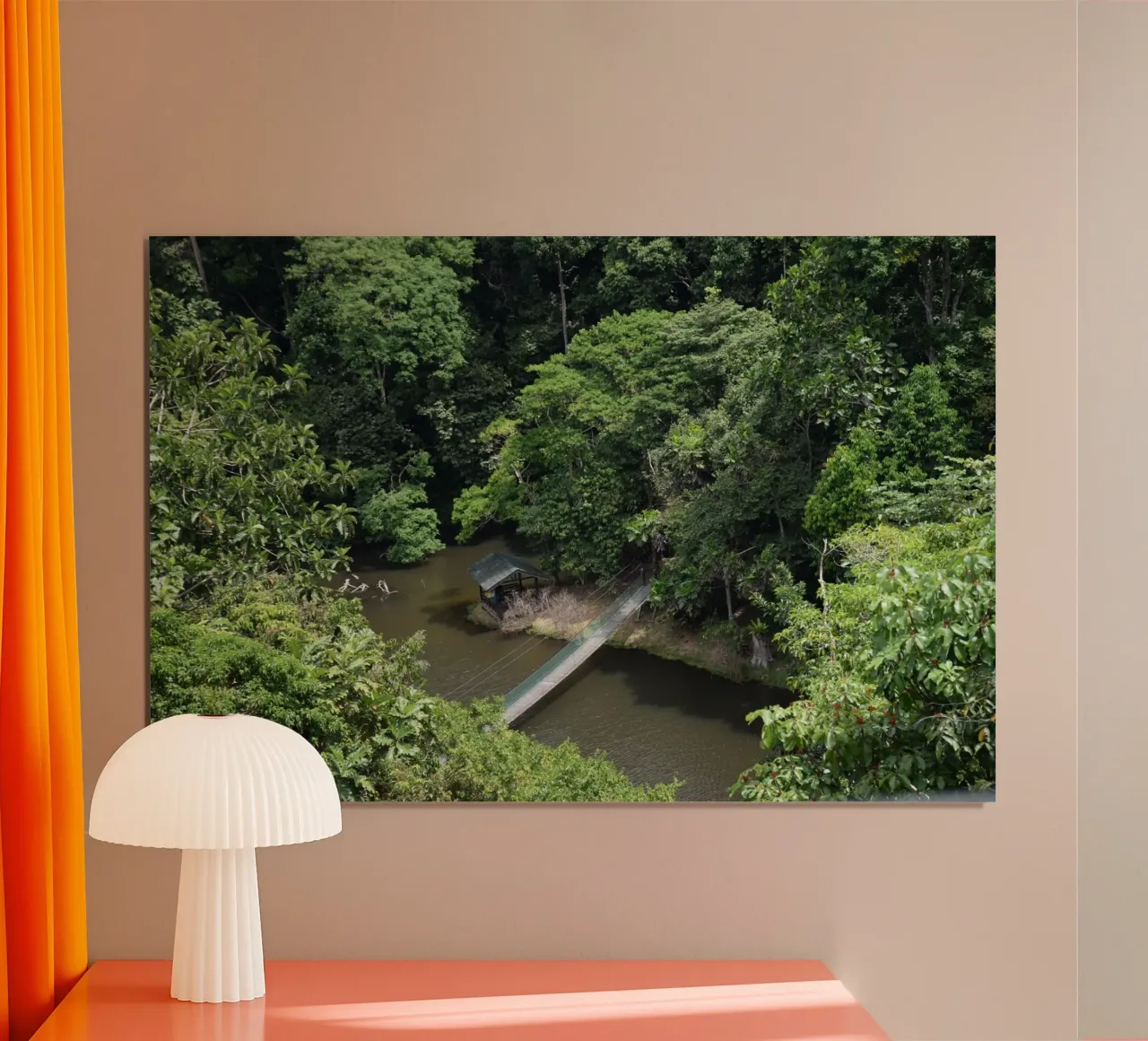 Nella foresta poster con telaio in plastica da PhotoVibe Decor