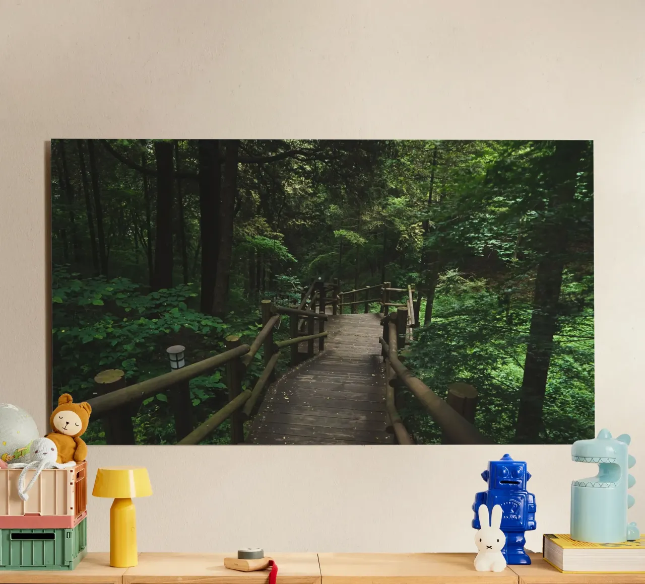 Nella foresta alluminio dibond da PhotoVibe Decor