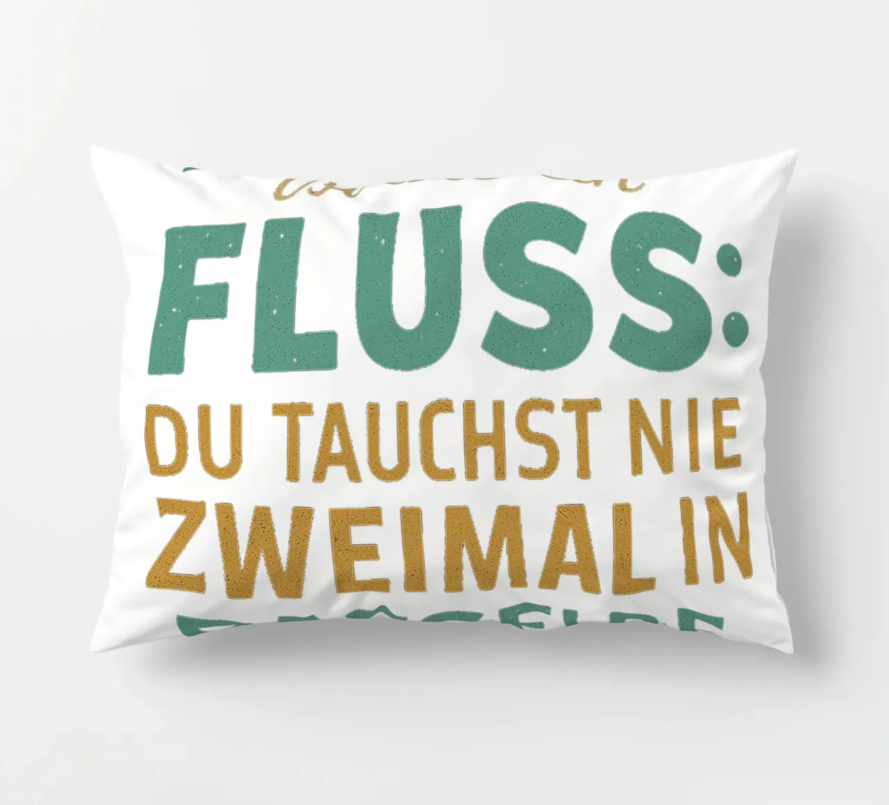 DAS LEBEN IST EIN FLUSS cuscino da Vintage Van Gogh