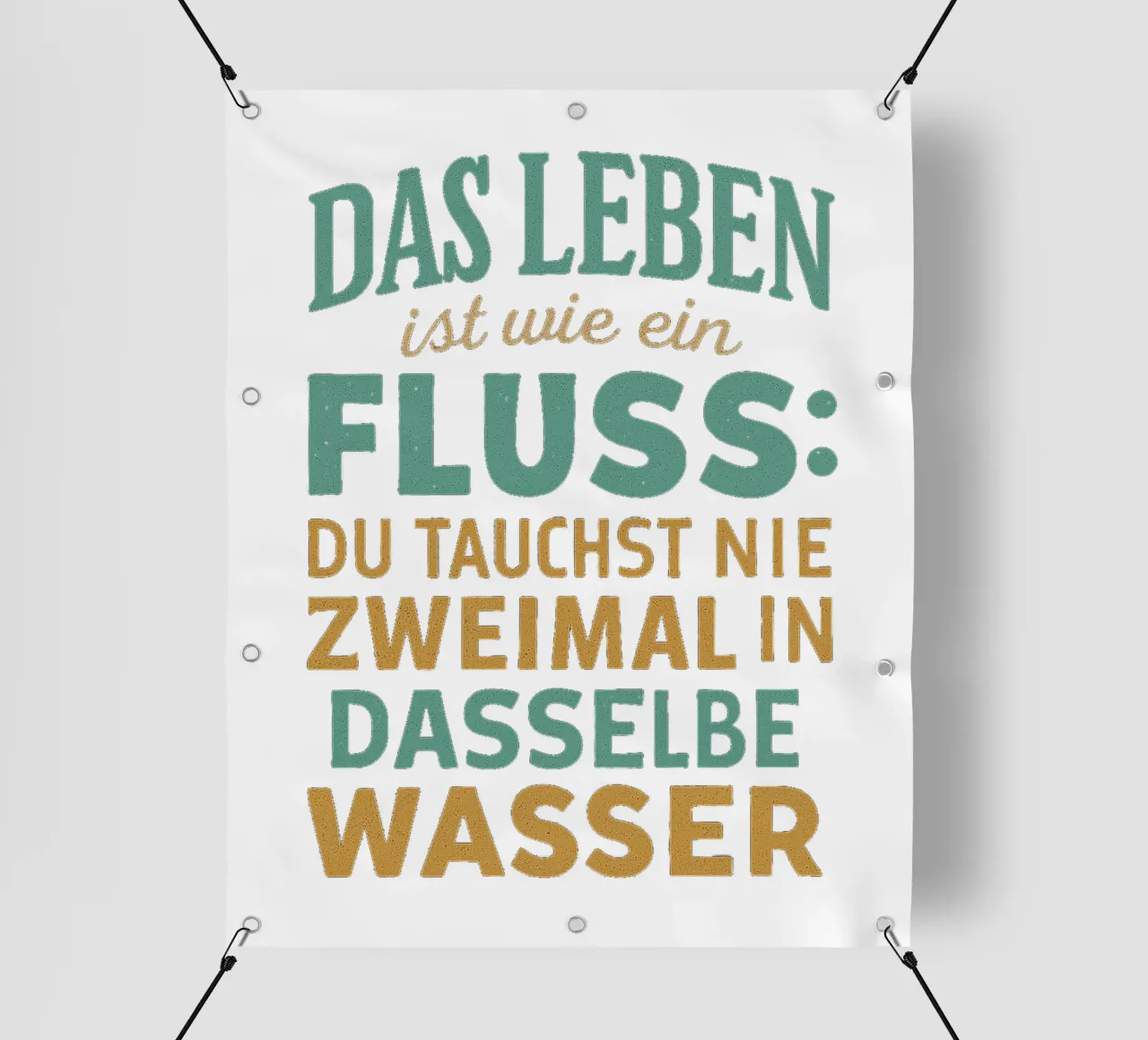 DAS LEBEN IST EIN FLUSS pvc cover by Vintage Van Gogh