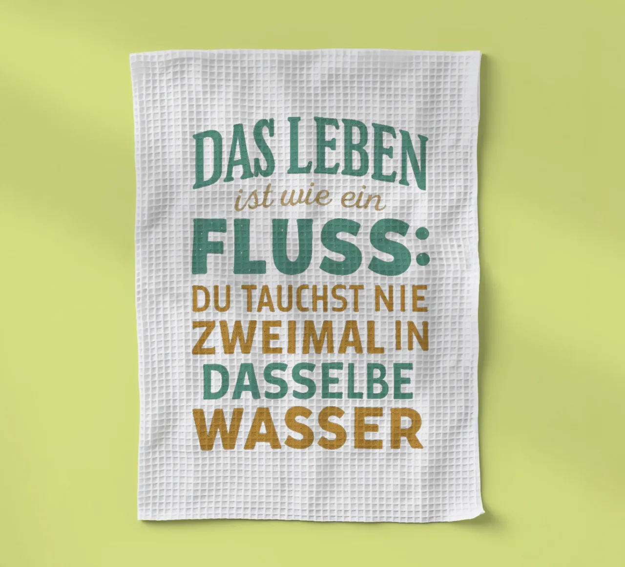 DAS LEBEN IST EIN FLUSS canovaccio da cucina da Vintage Van Gogh