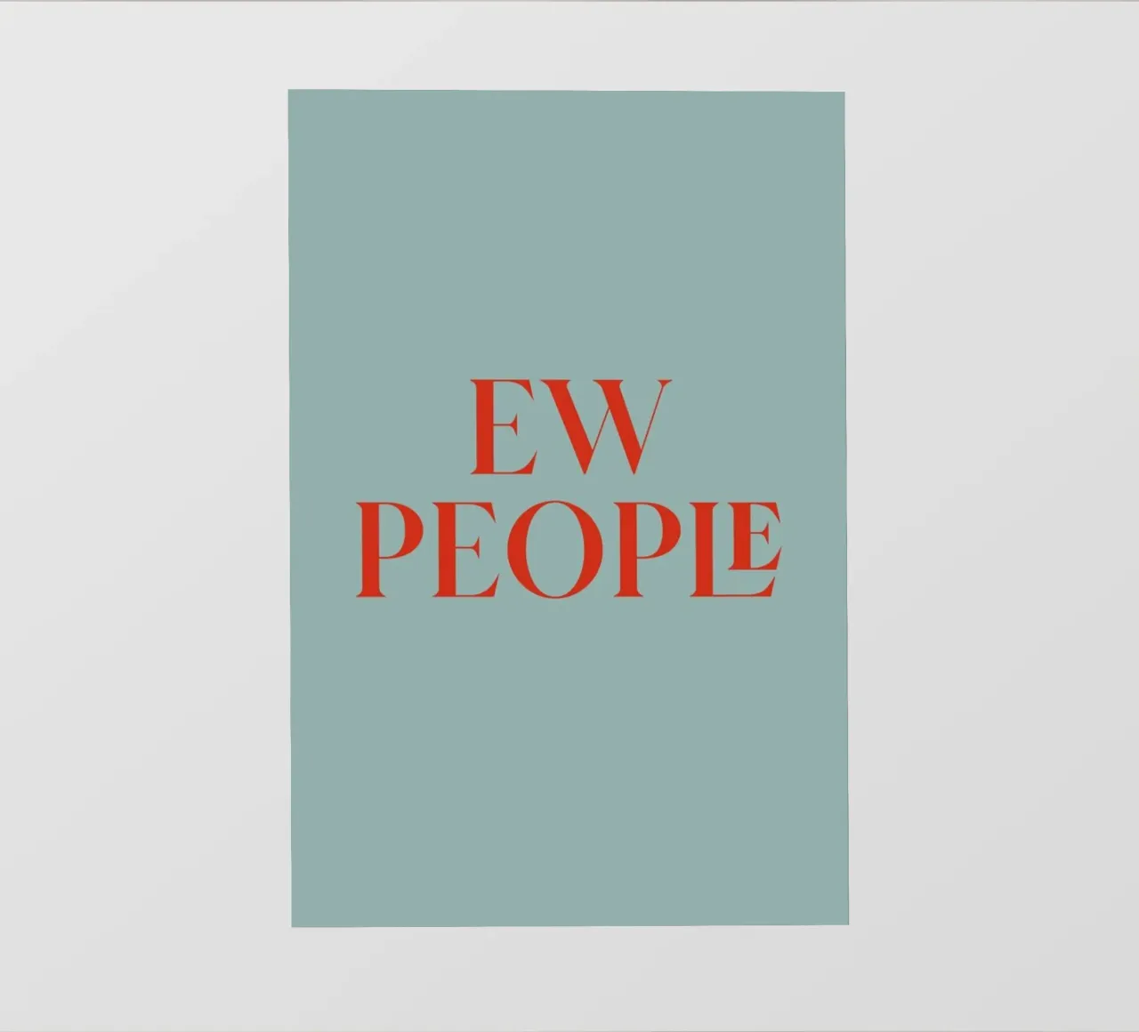 Ew People Mint pvc cover by Trabolt Design