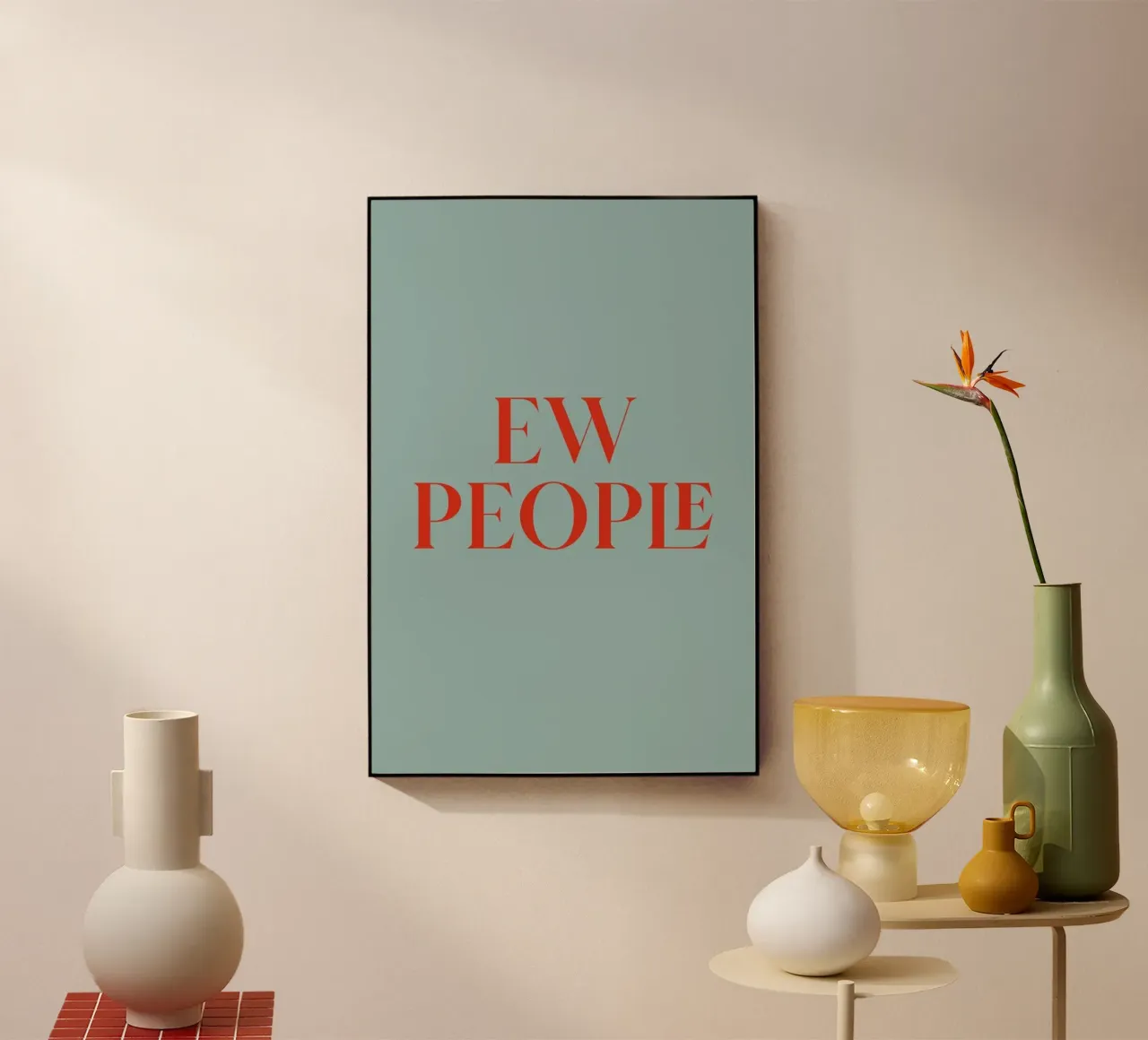 Ew People Mint plexiglass da Trabolt Design