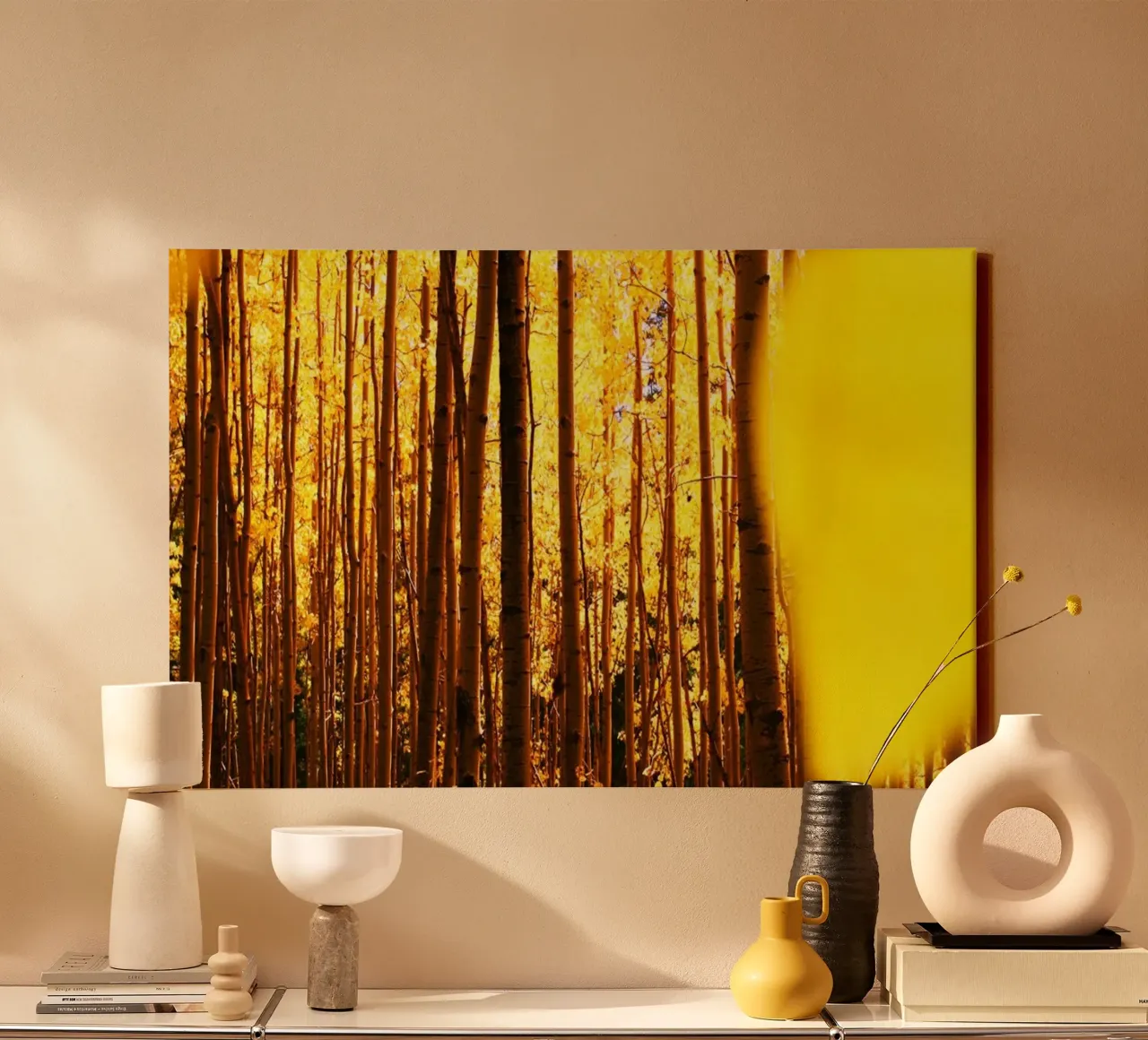 Nella foresta tela con Cornice a cassetta da PhotoVibe Decor