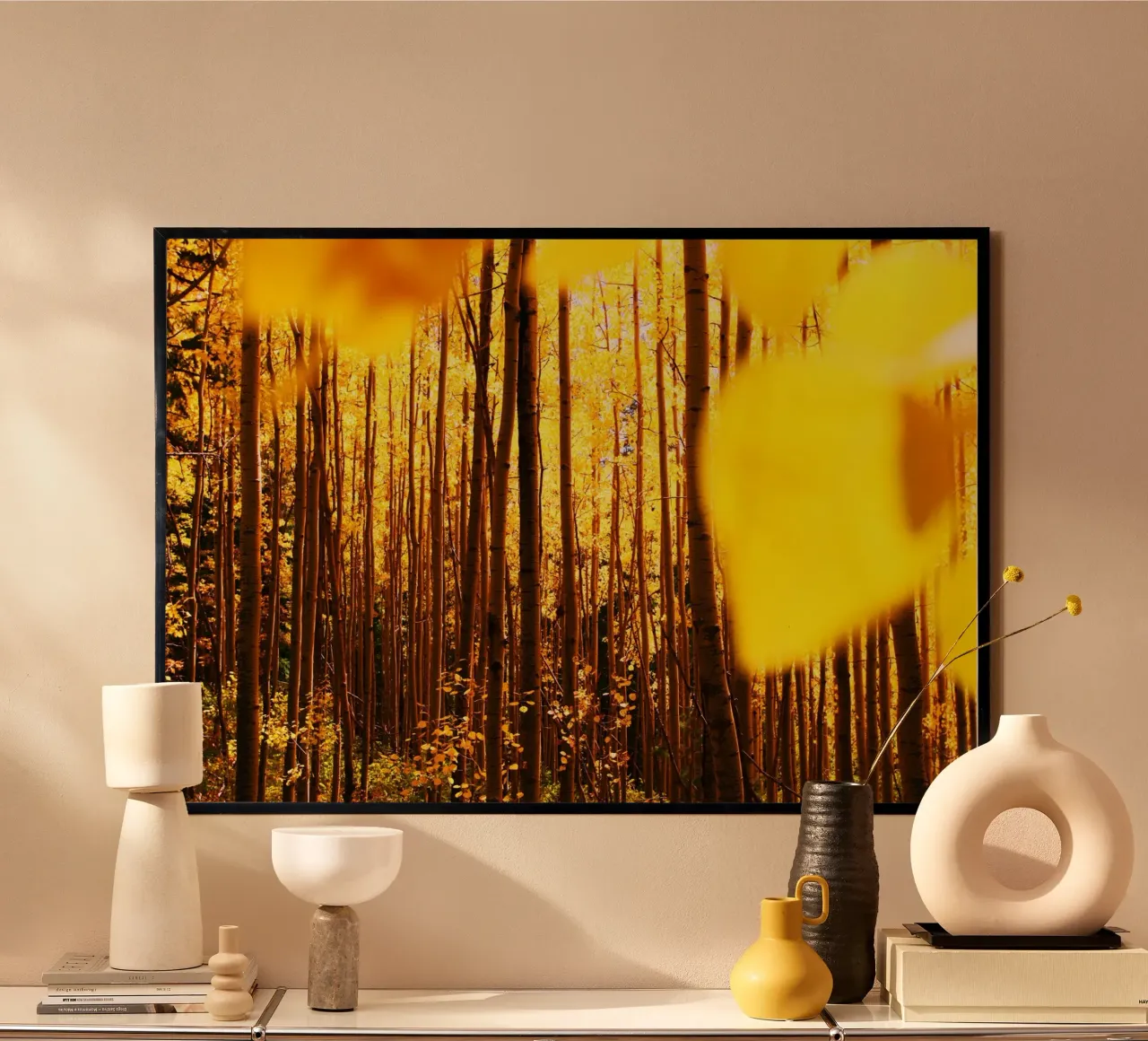 Nella foresta poster da PhotoVibe Decor