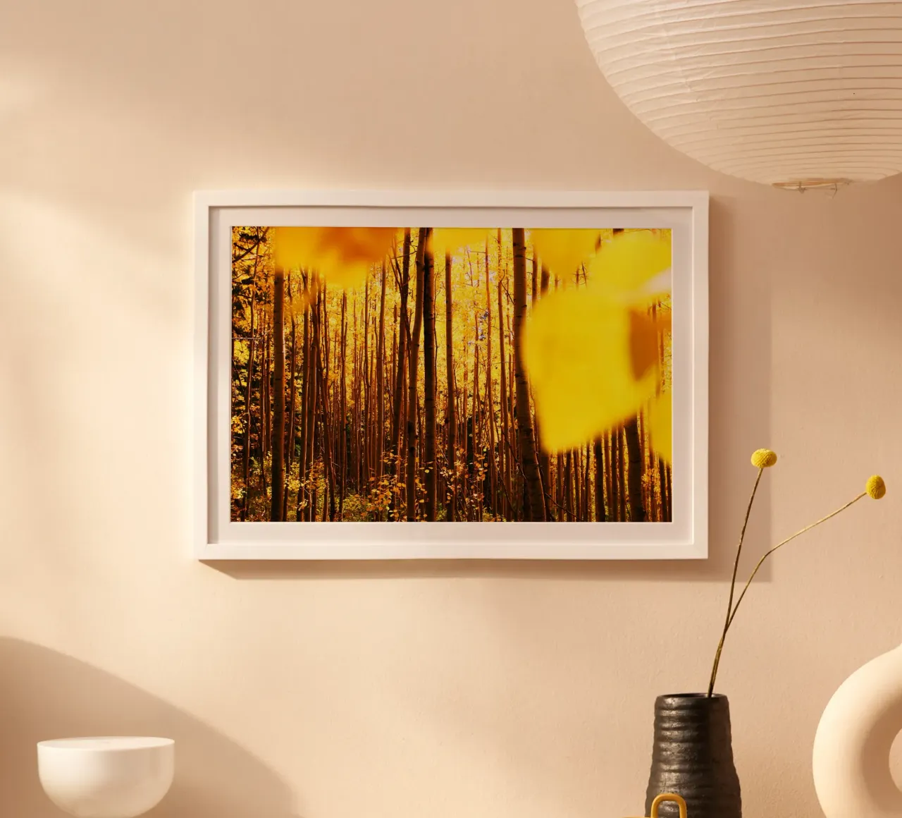 Nella foresta poster da PhotoVibe Decor