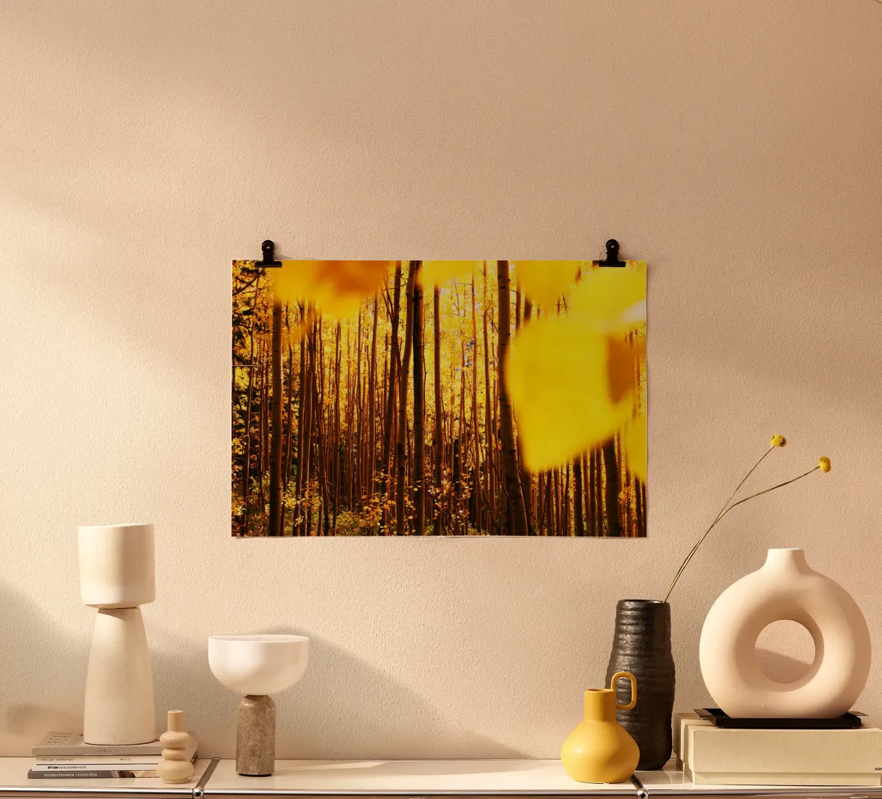 Nella foresta poster da PhotoVibe Decor