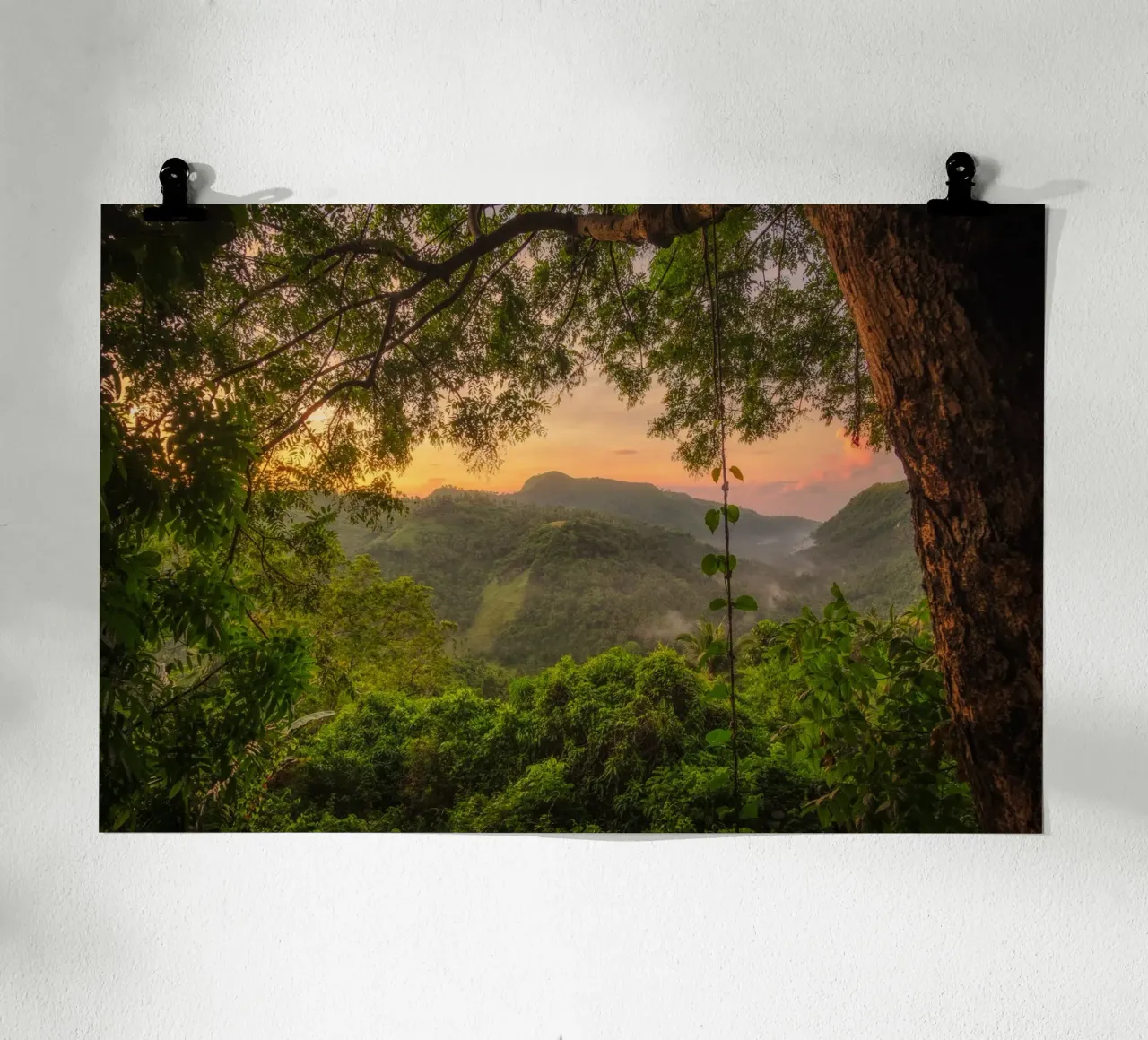 Nella foresta poster da PhotoVibe Decor