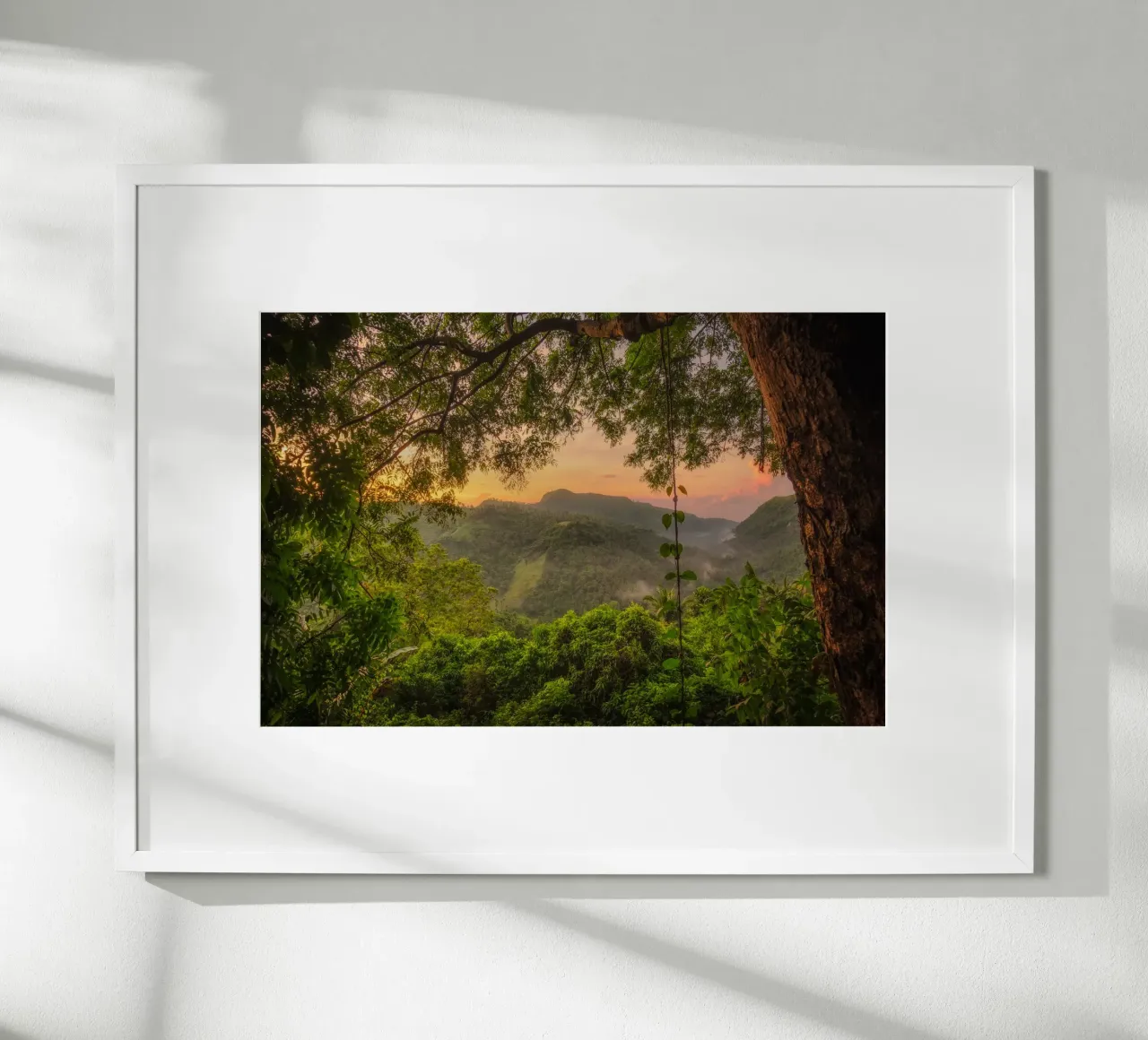 Nella foresta poster da PhotoVibe Decor
