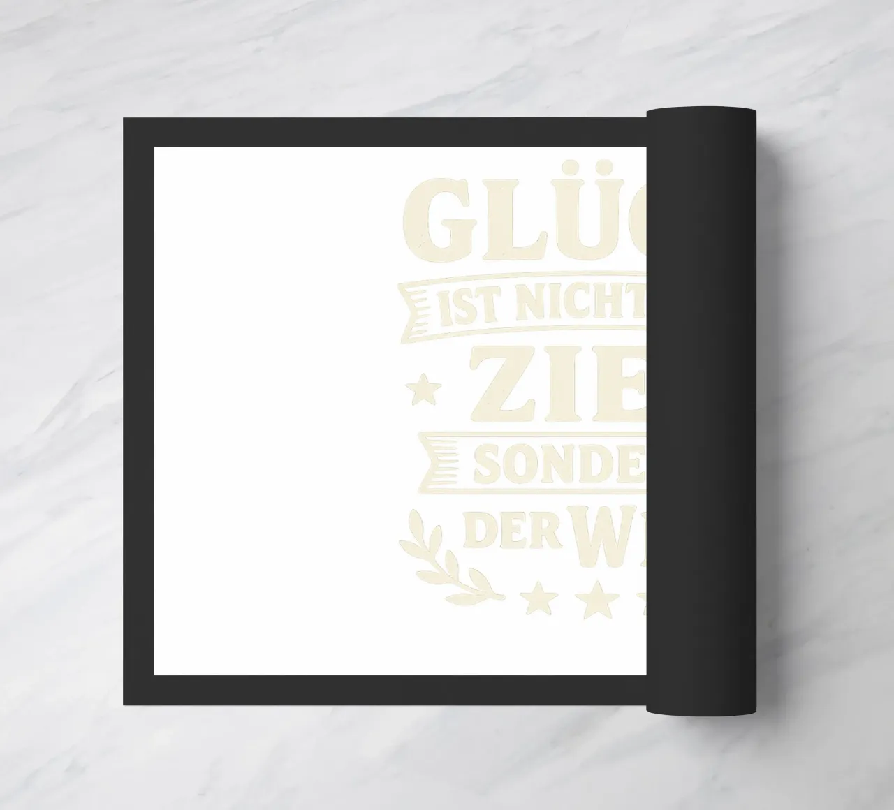 GLÜCK IST NICHT DAS ZIEL, SONDERN DER WEG zerbino da Vintage Van Gogh