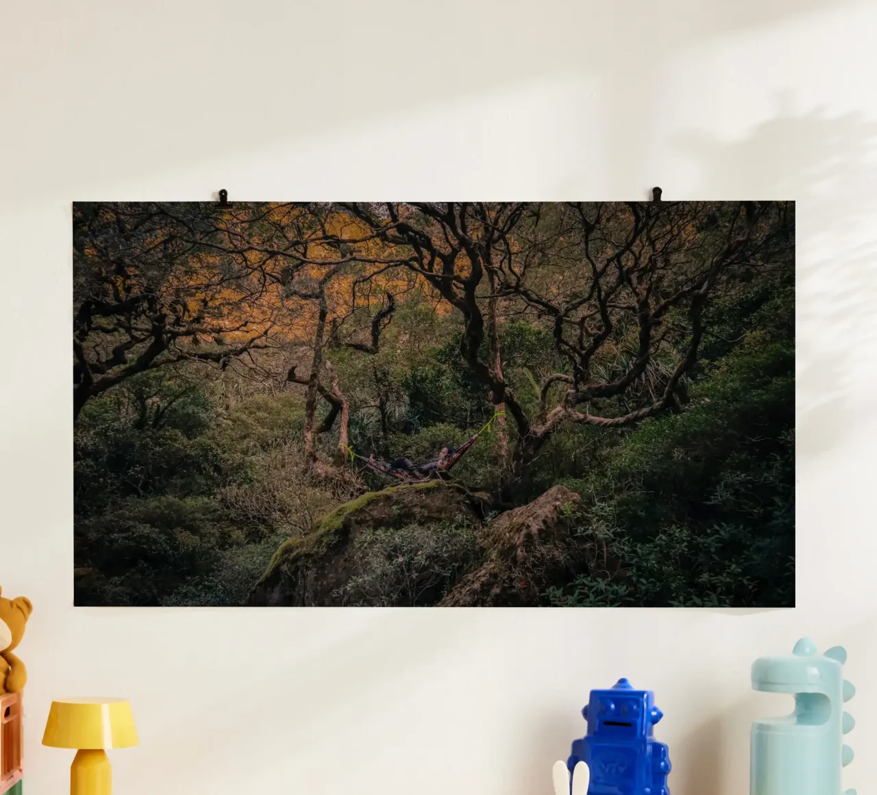 Nella foresta poster da PhotoVibe Decor