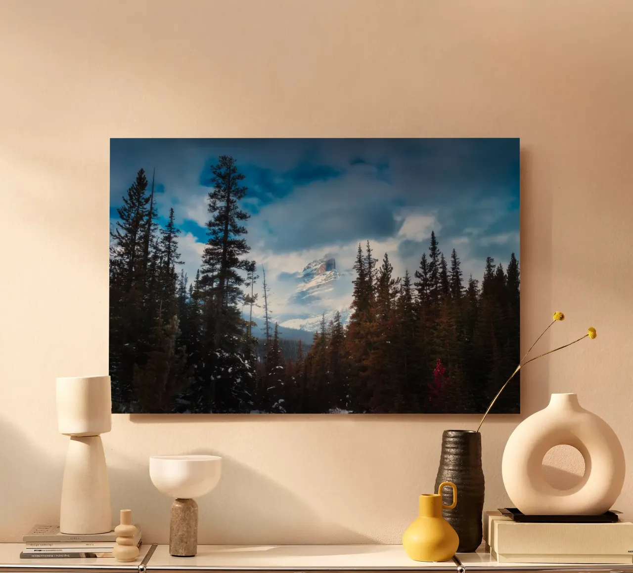 Nella foresta alluminio dibond da PhotoVibe Decor