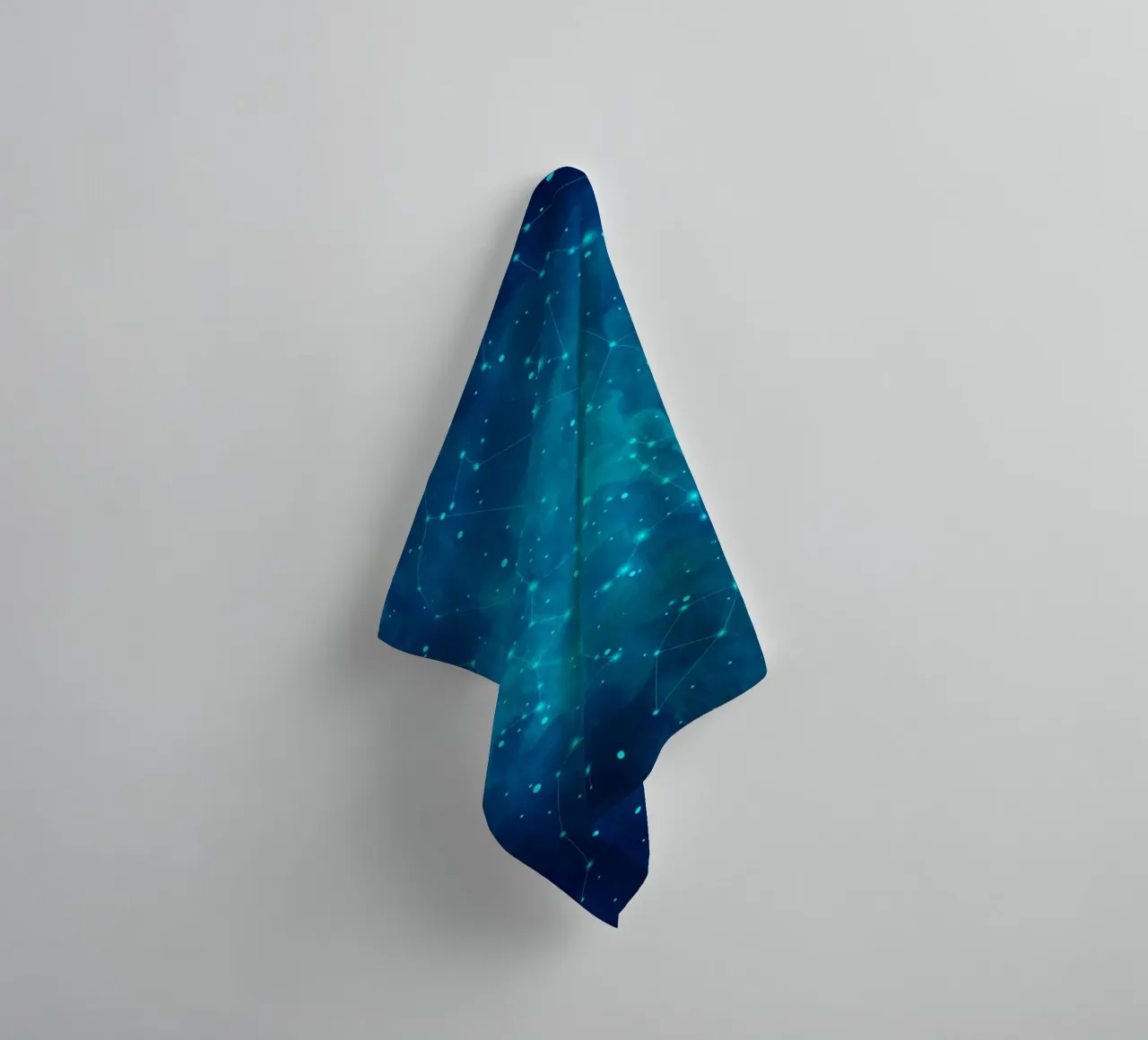 Indigo Nebula asciugamano da bagno da Vivi Nicolin